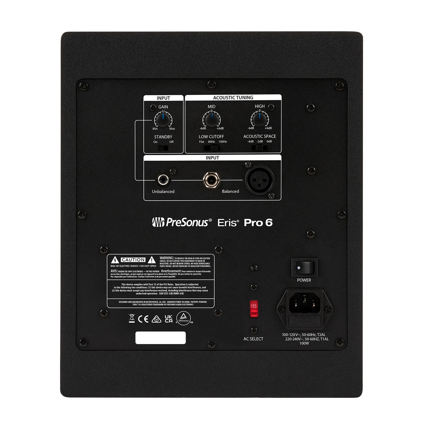 PreSonus Eris Pro 6 6" Active Coaxial 2-way Studio Monitor Pro Audio / Speakers / Studio Monitors