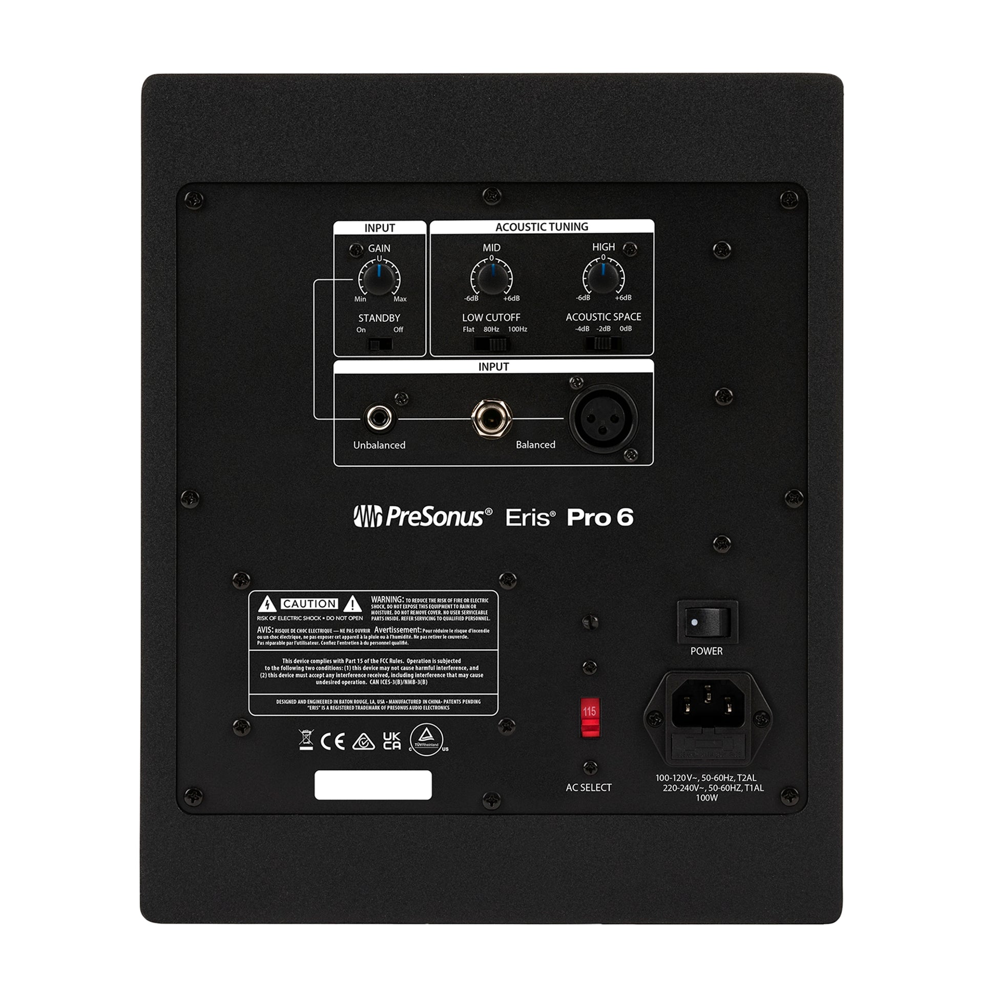 PreSonus Eris Pro 6 6" Active Coaxial 2-way Studio Monitor Pro Audio / Speakers / Studio Monitors