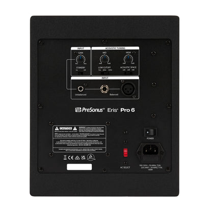 PreSonus Eris Pro 6 6" Active Coaxial 2-way Studio Monitor Pro Audio / Speakers / Studio Monitors