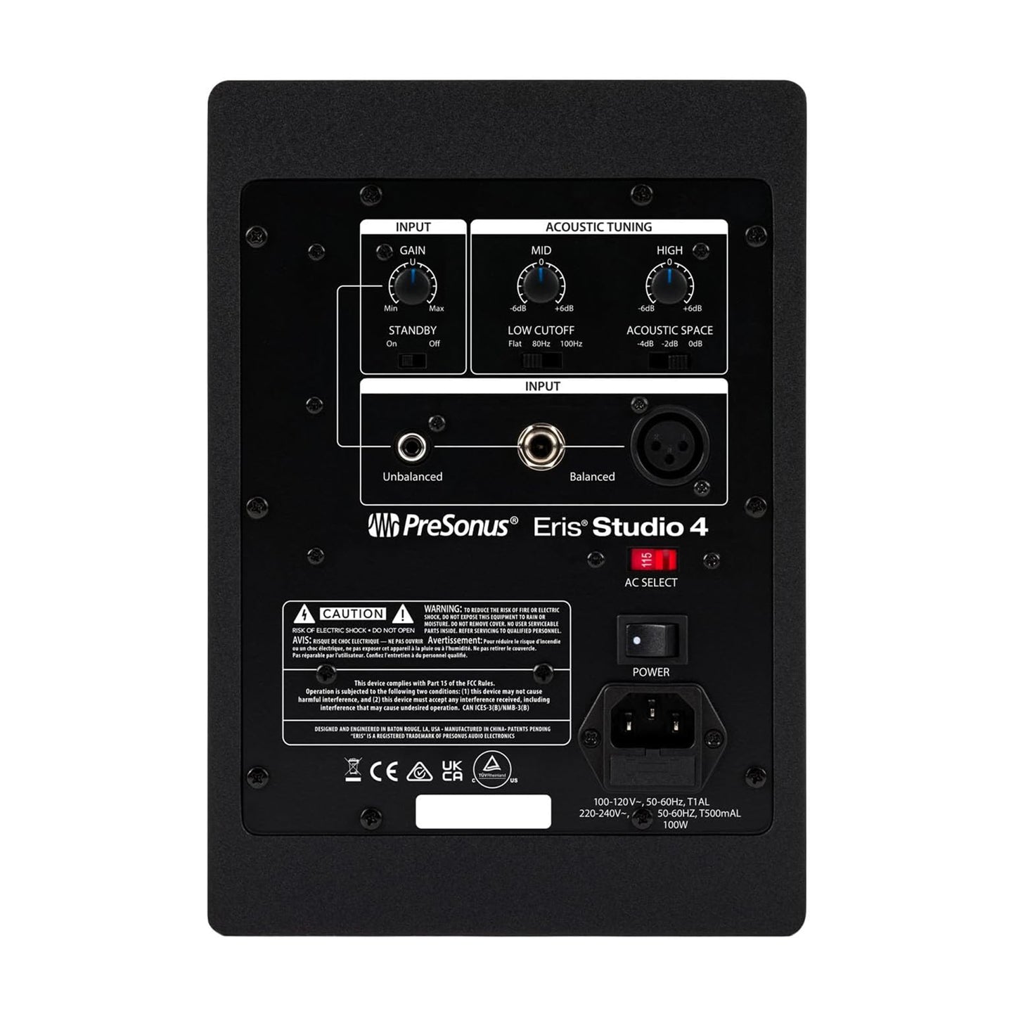 PreSonus Eris Studio 4 4" Active Studio Monitor w/ EBM Waveguide Pro Audio / Speakers / Studio Monitors