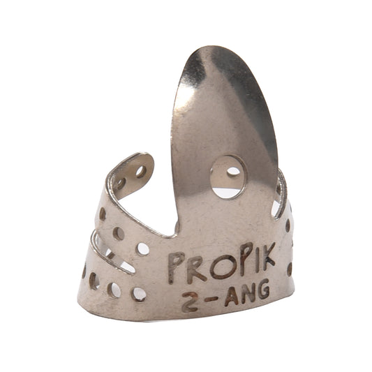 ProPik Extra Comfortable Split Wrap Fingerpick #2 Nickel Angled 2-Pack Accessories / Picks