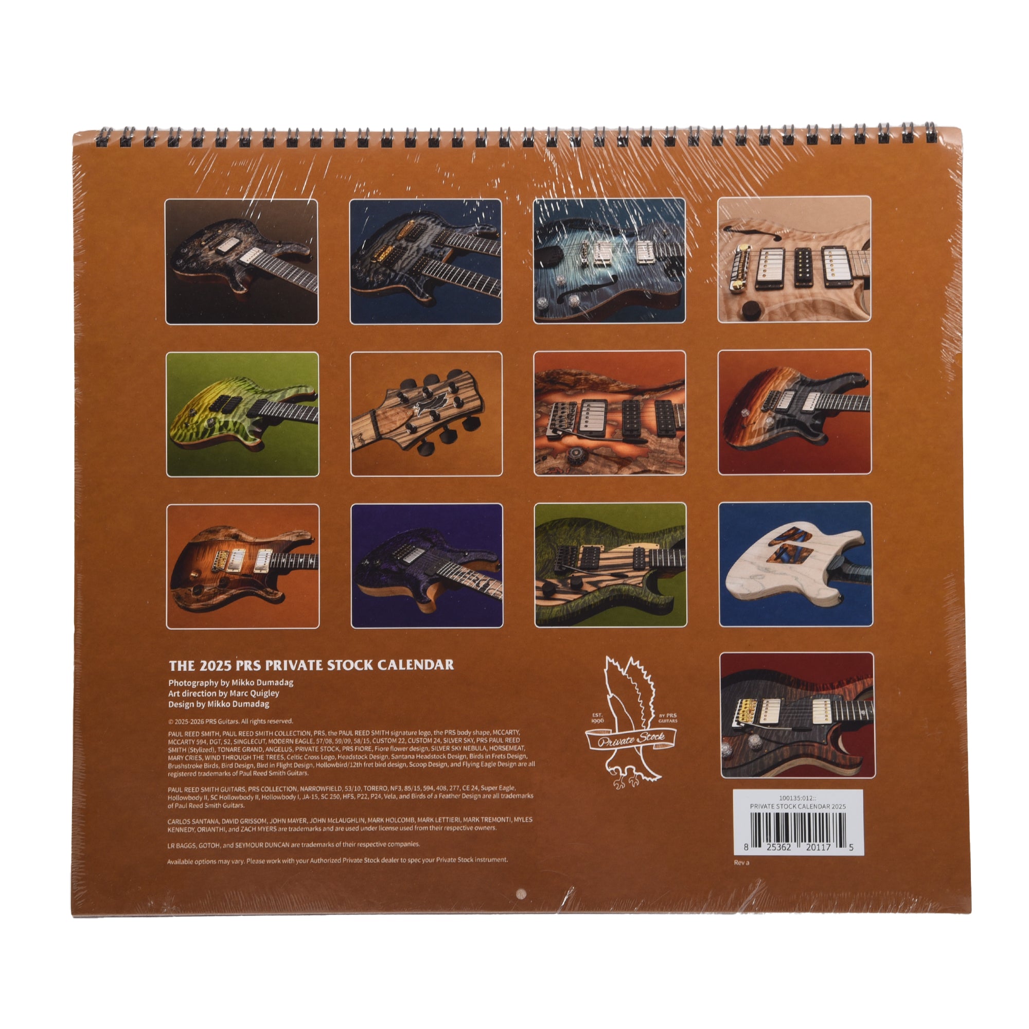 PRS 2025 Private Stock Calendar Accessories / Merchandise