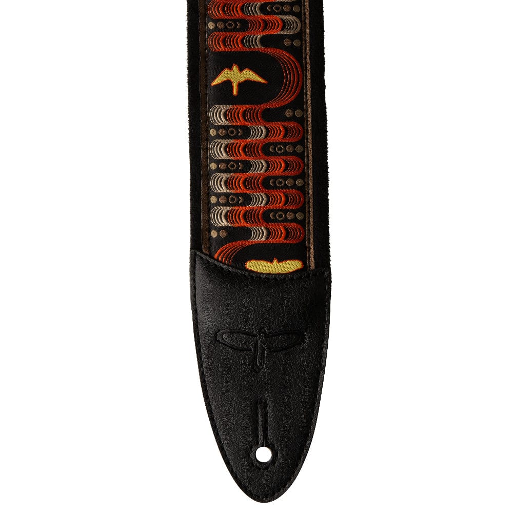 PRS 2.4" Padded Guitar Strap w/FLASH Custom Jacquard Birds Wavelength Yellow Accessories / Straps