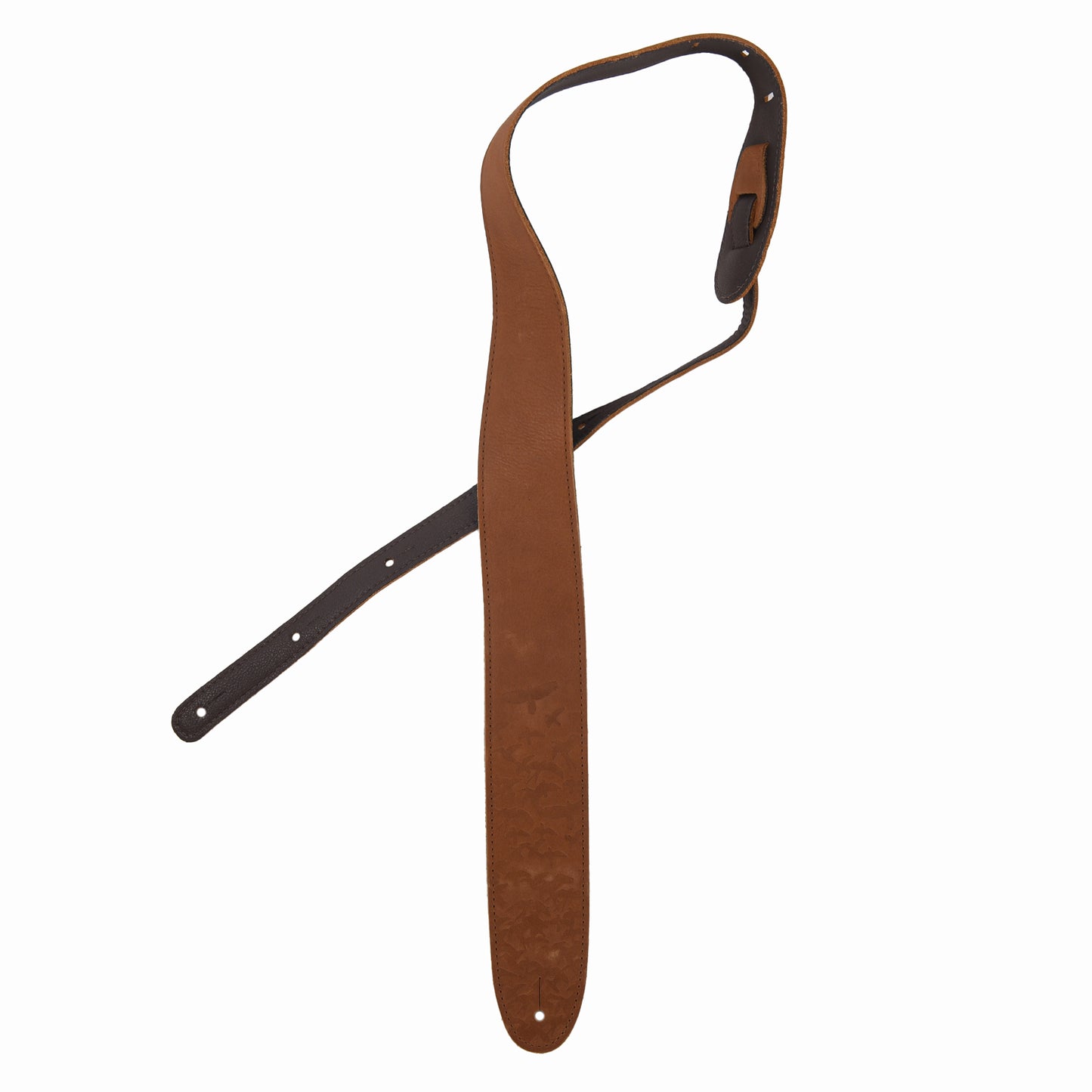 PRS 2.5" Leather Bird Swarm Strap Tan Accessories / Straps