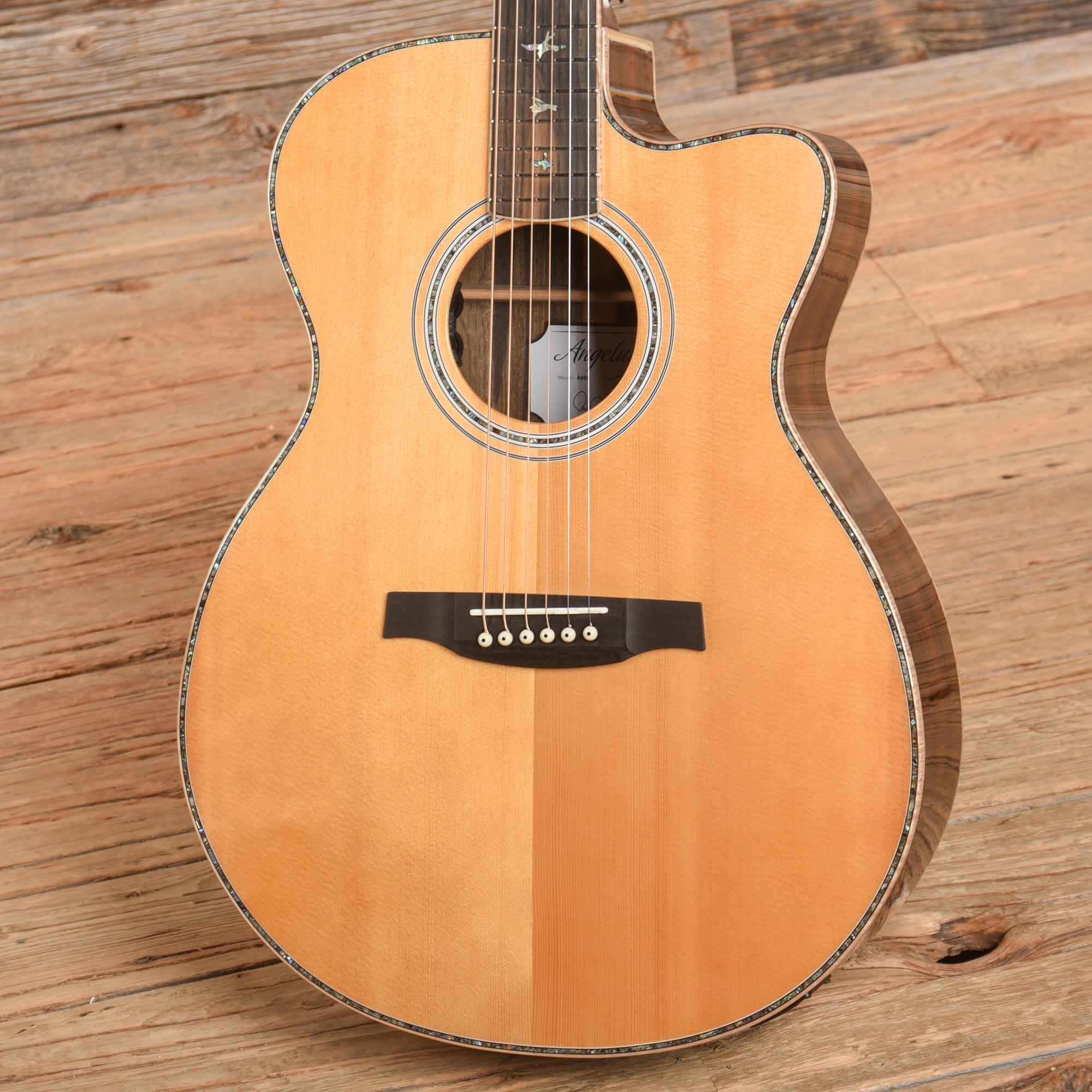 PRS SE Angelus A60E Natural 2022 Acoustic Guitars / Dreadnought