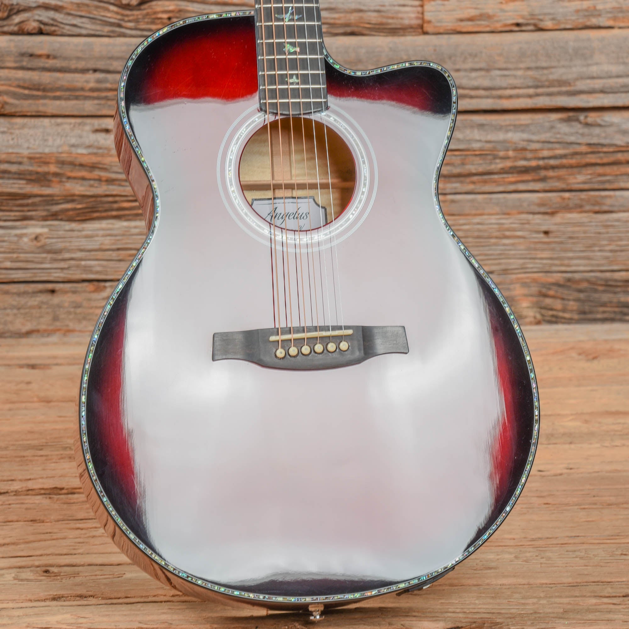 PRS SE A50E Angelus Red Burst 2021 Acoustic Guitars / OM and Auditorium
