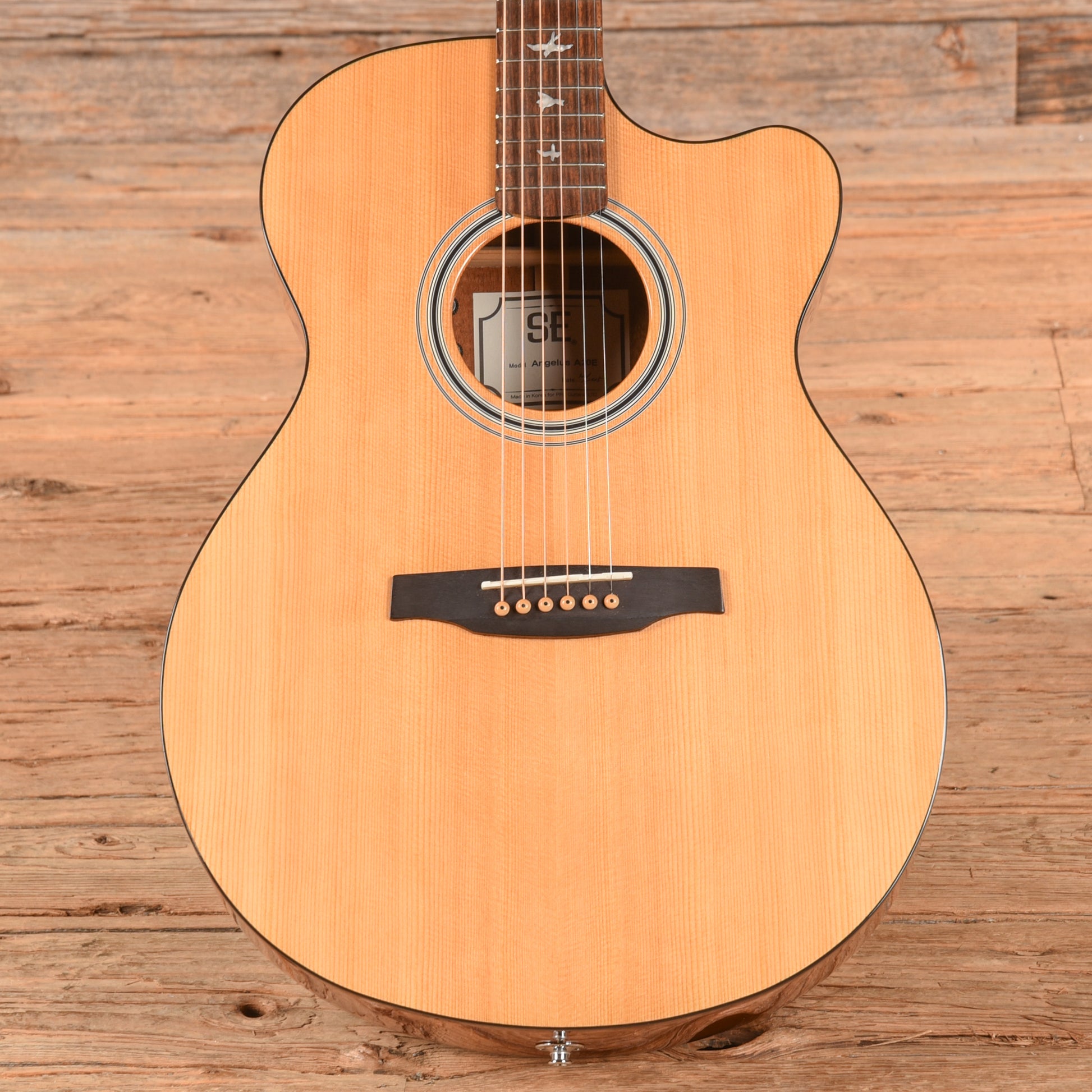 PRS SE Angelus A20E Natural Acoustic Guitars / OM and Auditorium