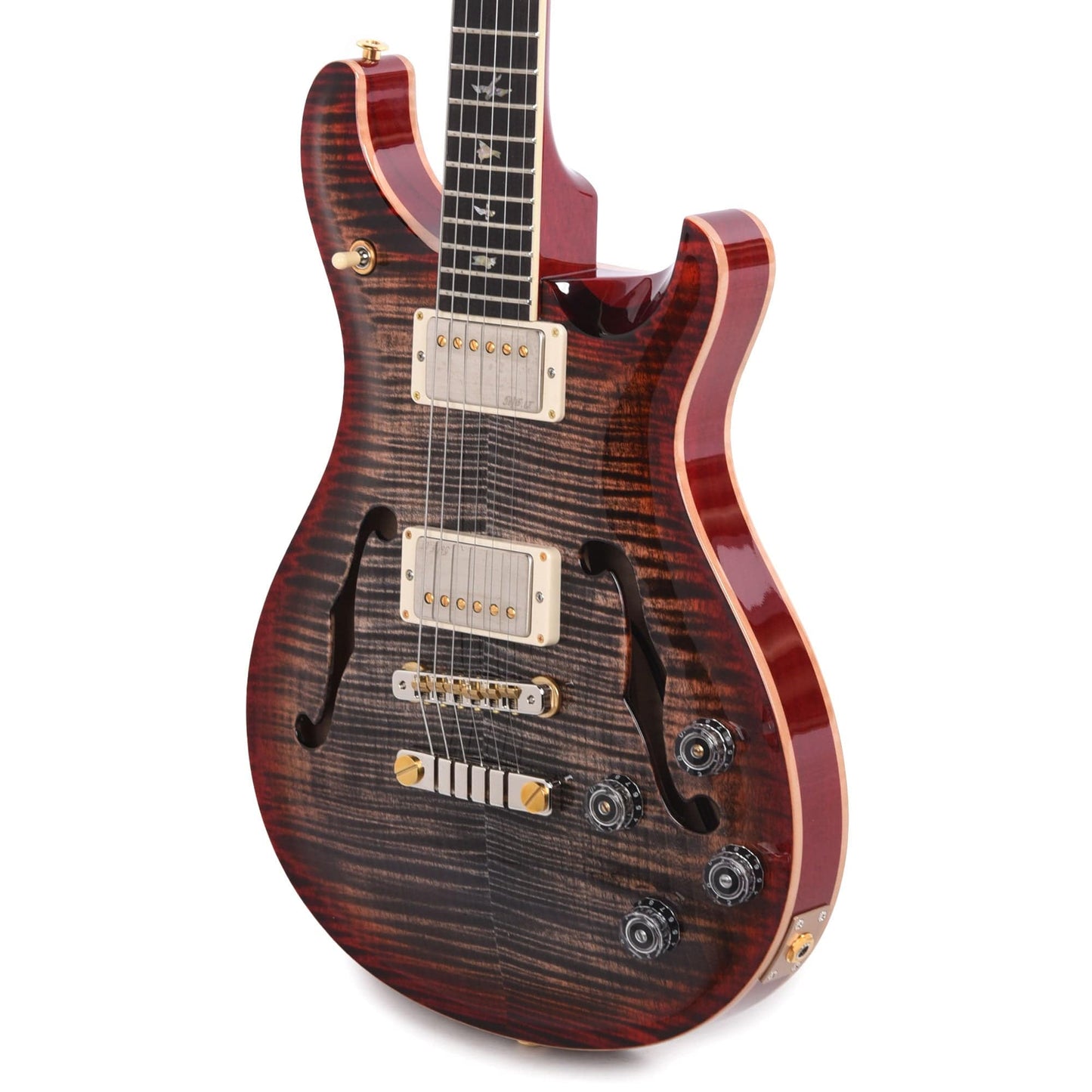 PRS McCarty 594 Hollowbody II 10 Charcoal Cherry Burst Electric Guitars / Hollow Body