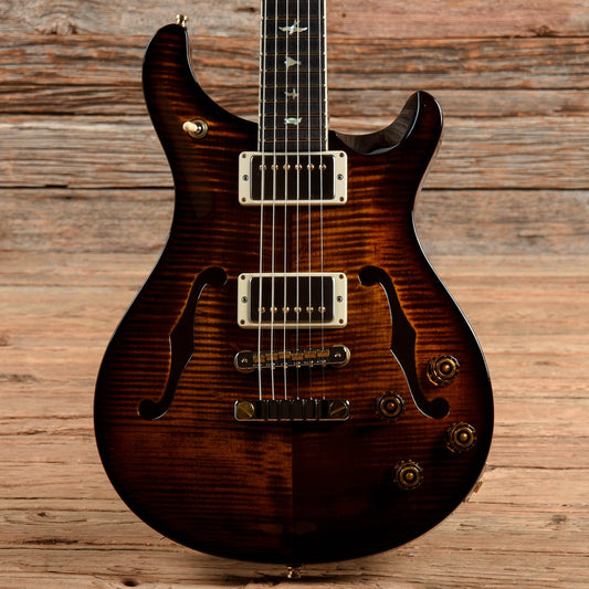 PRS McCarty 594 Hollowbody II 10-Top Black Gold Burst 2021 Electric Guitars / Hollow Body
