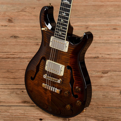 PRS McCarty 594 Hollowbody II 10-Top Black Gold Burst 2021 Electric Guitars / Hollow Body