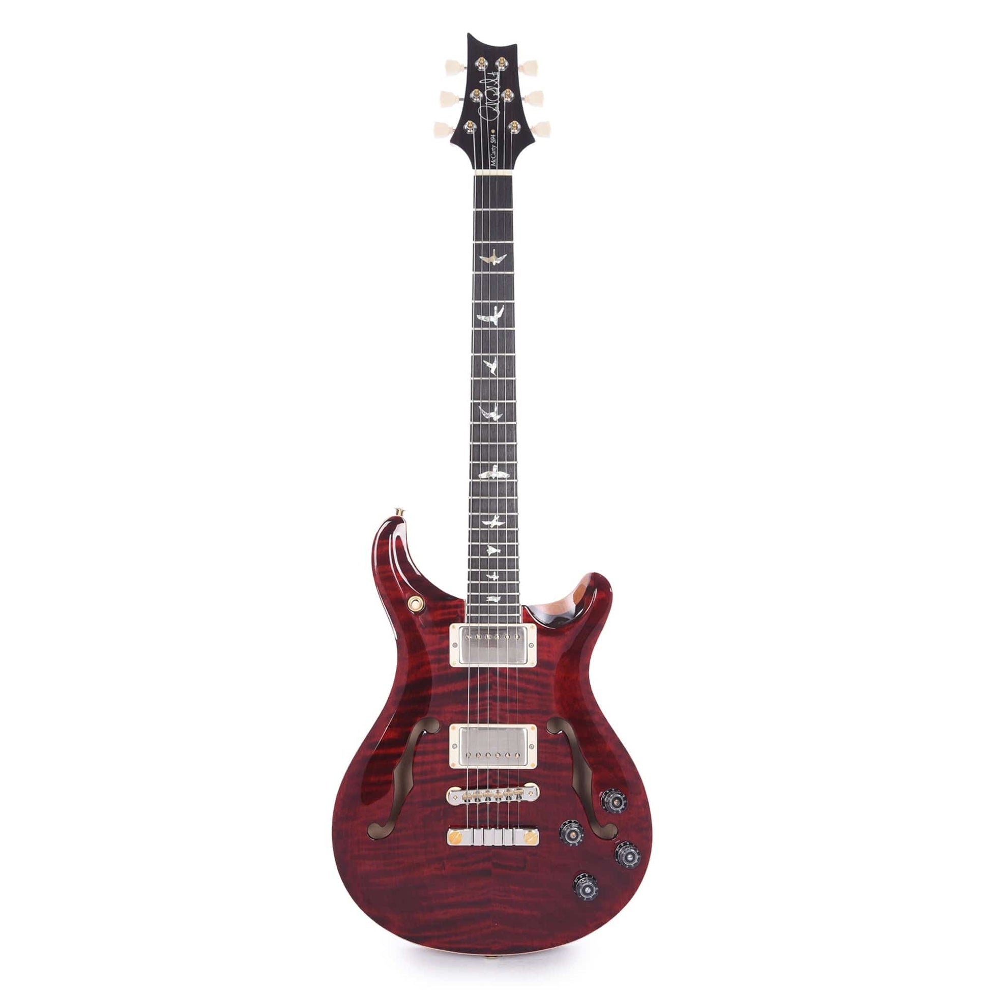 PRS McCarty 594 Hollowbody II 10 Top Red Tiger Electric Guitars / Hollow Body
