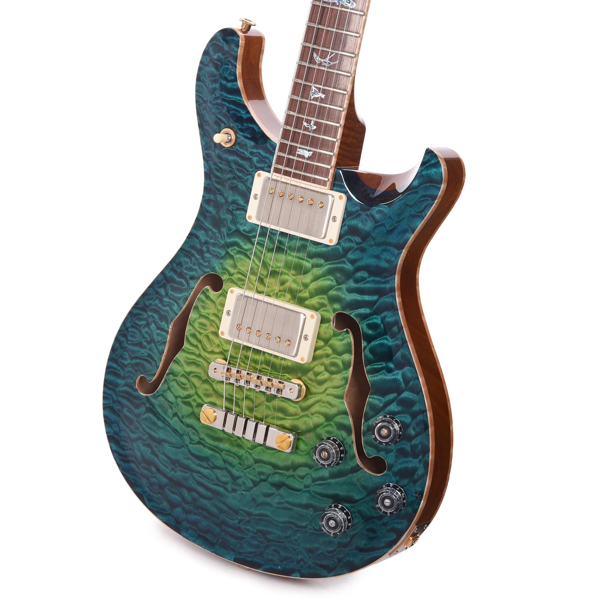 PRS Private Stock McCarty 594 Hollowbody II Quilted Maple Laguna Glow w/Madagascar Rosewood Fingerboard Electric Guitars / Hollow Body