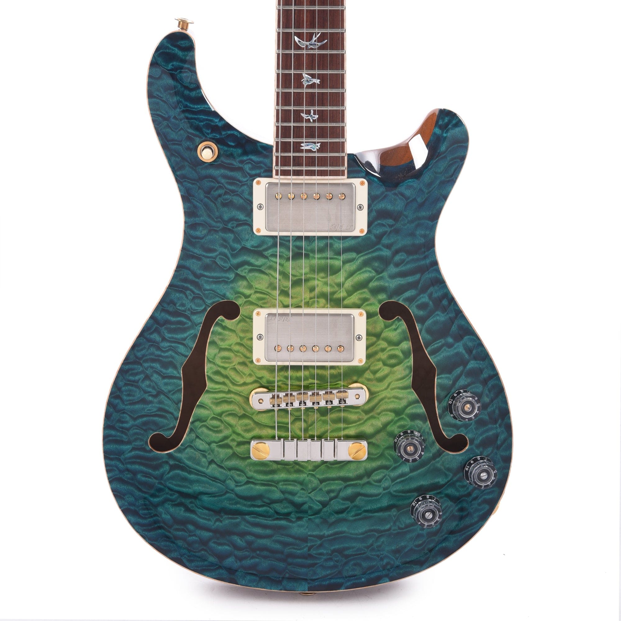 PRS Private Stock McCarty 594 Hollowbody II Quilted Maple Laguna Glow w/Madagascar Rosewood Fingerboard Electric Guitars / Hollow Body