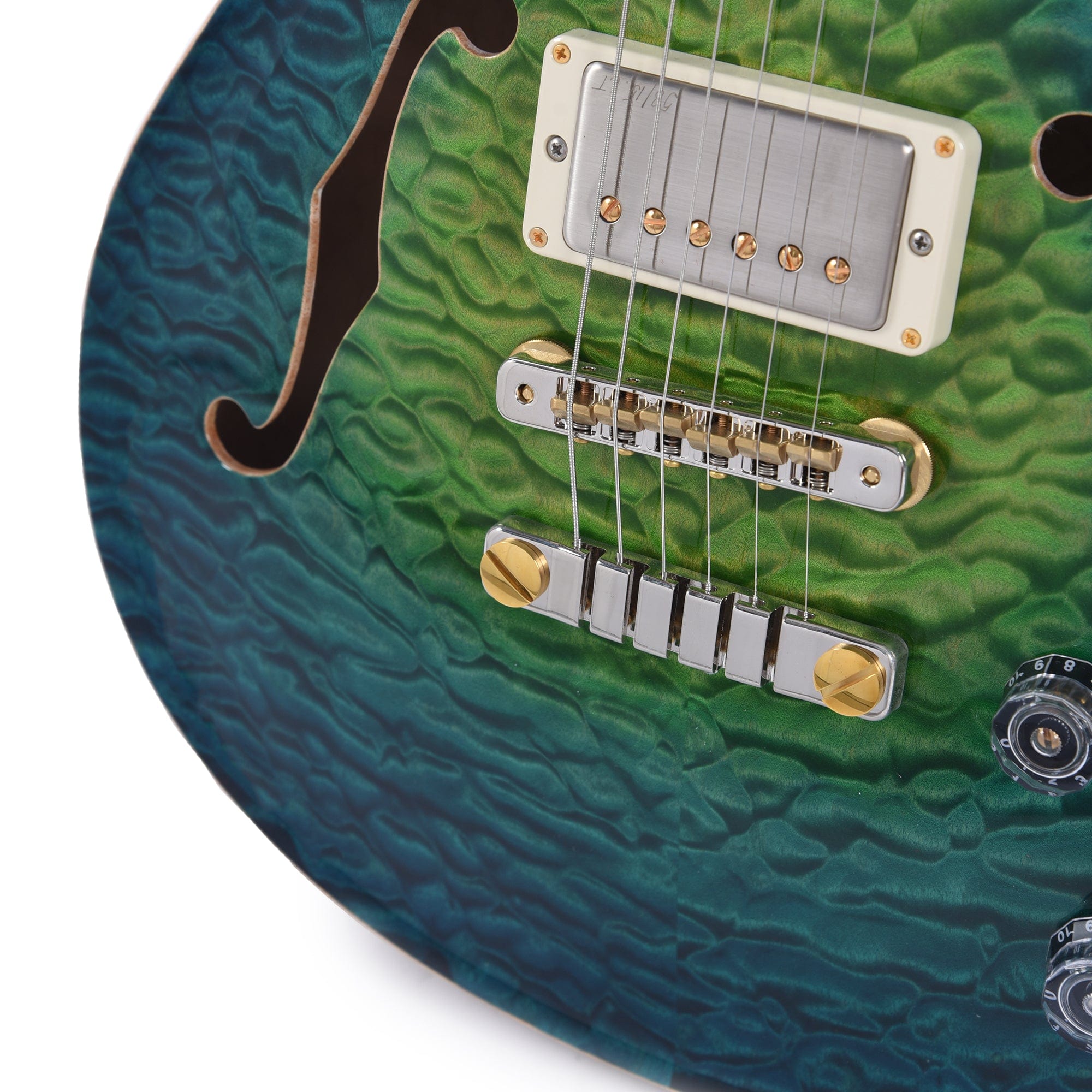 PRS Private Stock McCarty 594 Hollowbody II Quilted Maple Laguna Glow w/Madagascar Rosewood Fingerboard Electric Guitars / Hollow Body