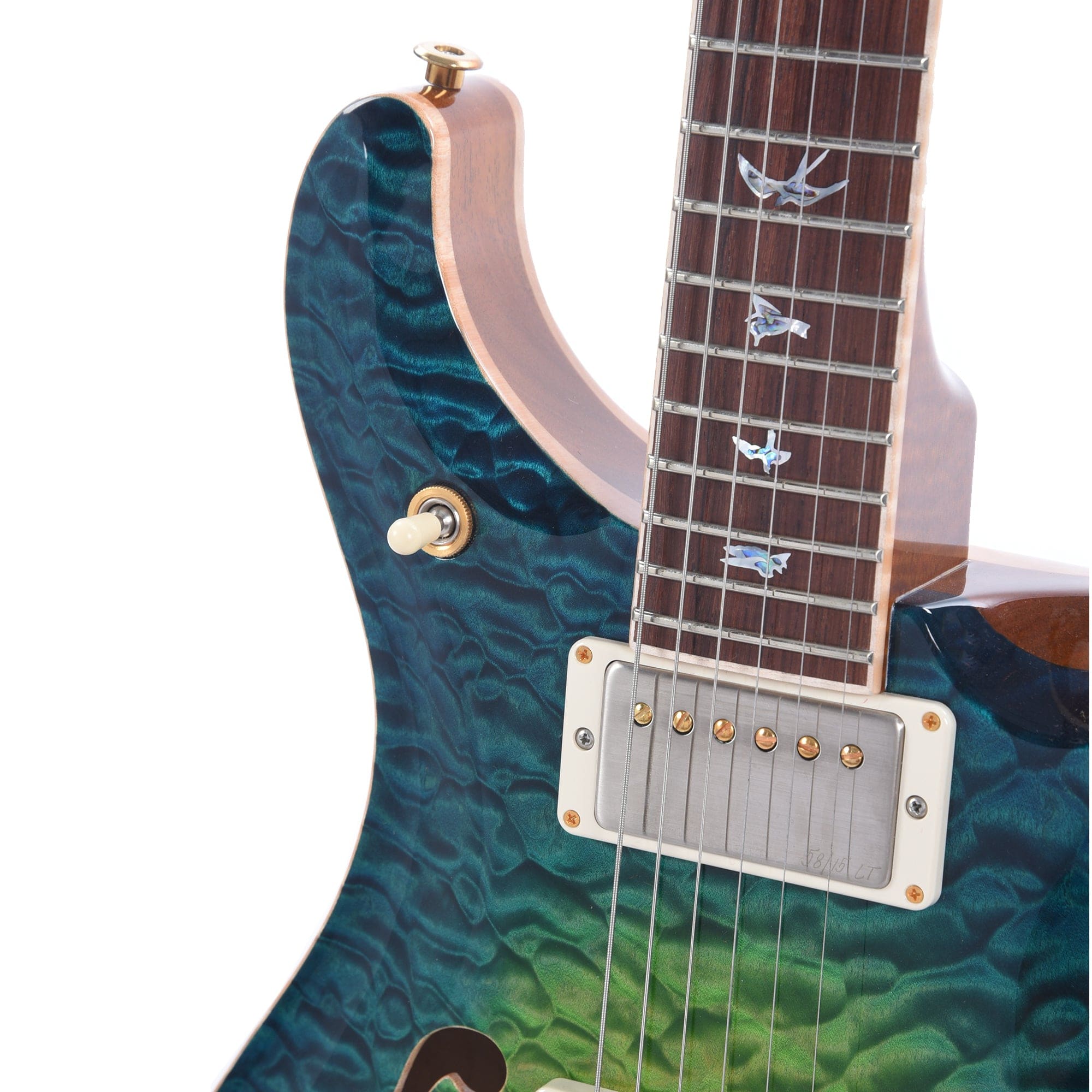 PRS Private Stock McCarty 594 Hollowbody II Quilted Maple Laguna Glow w/Madagascar Rosewood Fingerboard Electric Guitars / Hollow Body