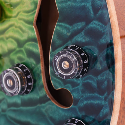 PRS Private Stock McCarty 594 Hollowbody II Quilted Maple Laguna Glow w/Madagascar Rosewood Fingerboard Electric Guitars / Hollow Body