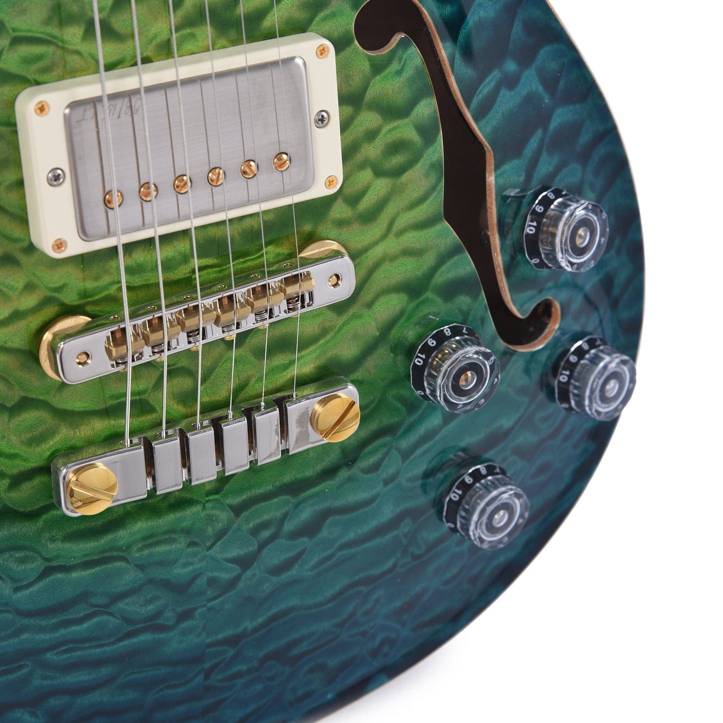 PRS Private Stock McCarty 594 Hollowbody II Quilted Maple Laguna Glow w/Madagascar Rosewood Fingerboard Electric Guitars / Hollow Body