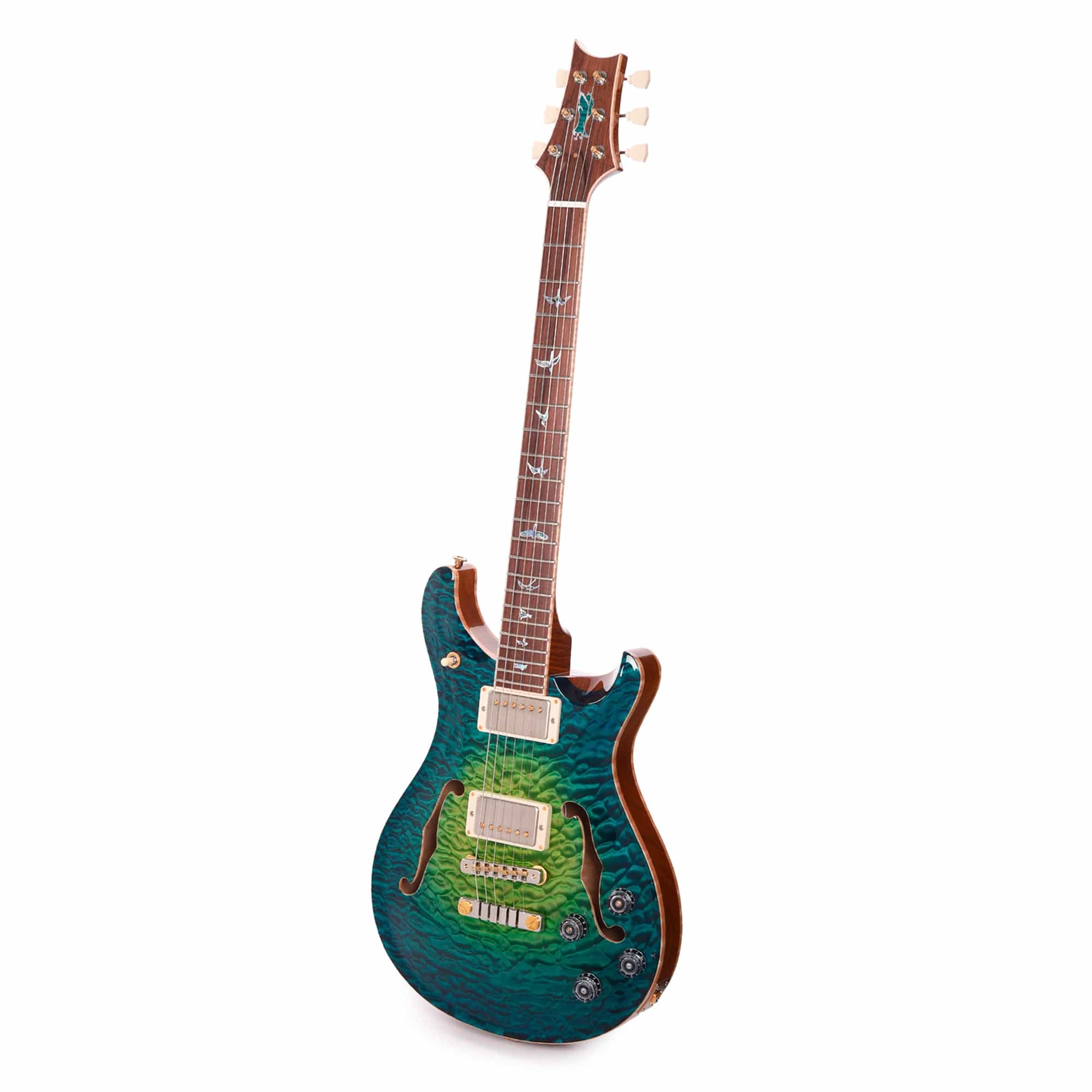 PRS Private Stock McCarty 594 Hollowbody II Quilted Maple Laguna Glow w/Madagascar Rosewood Fingerboard Electric Guitars / Hollow Body