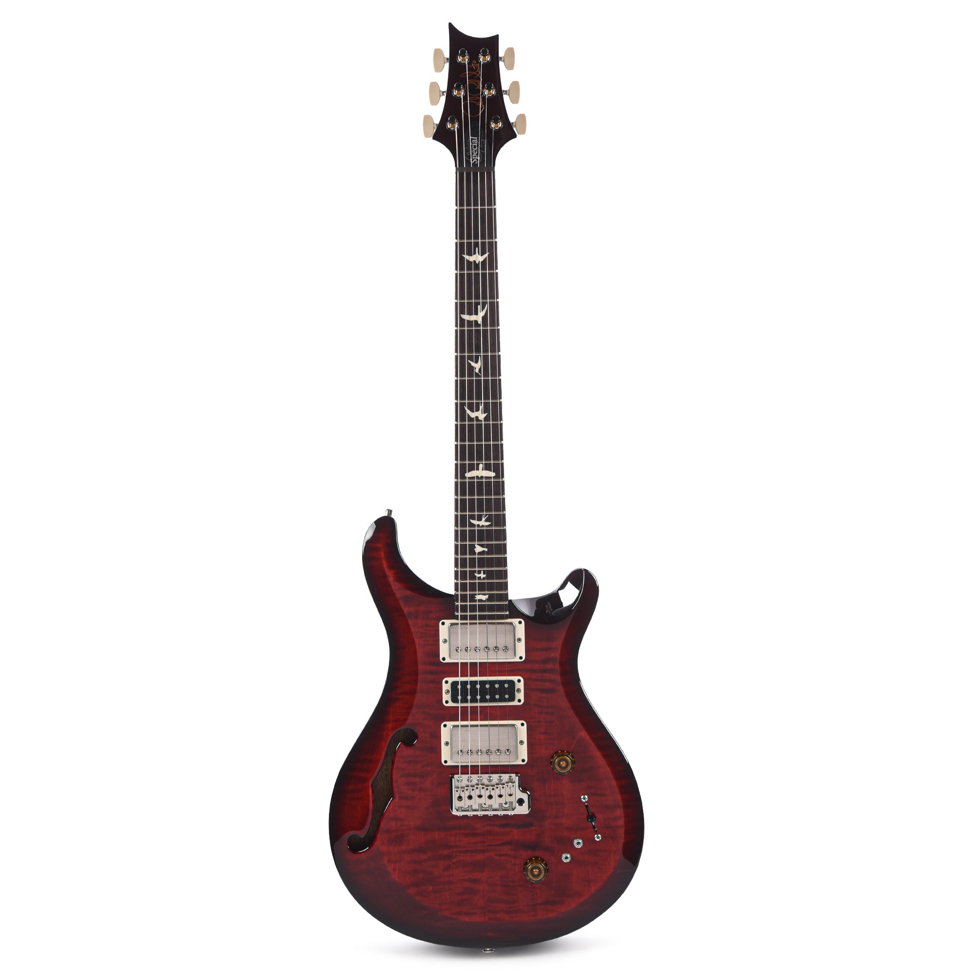 PRS S2 Special Semi-Hollow Fire Red Burst Electric Guitars / Hollow Body