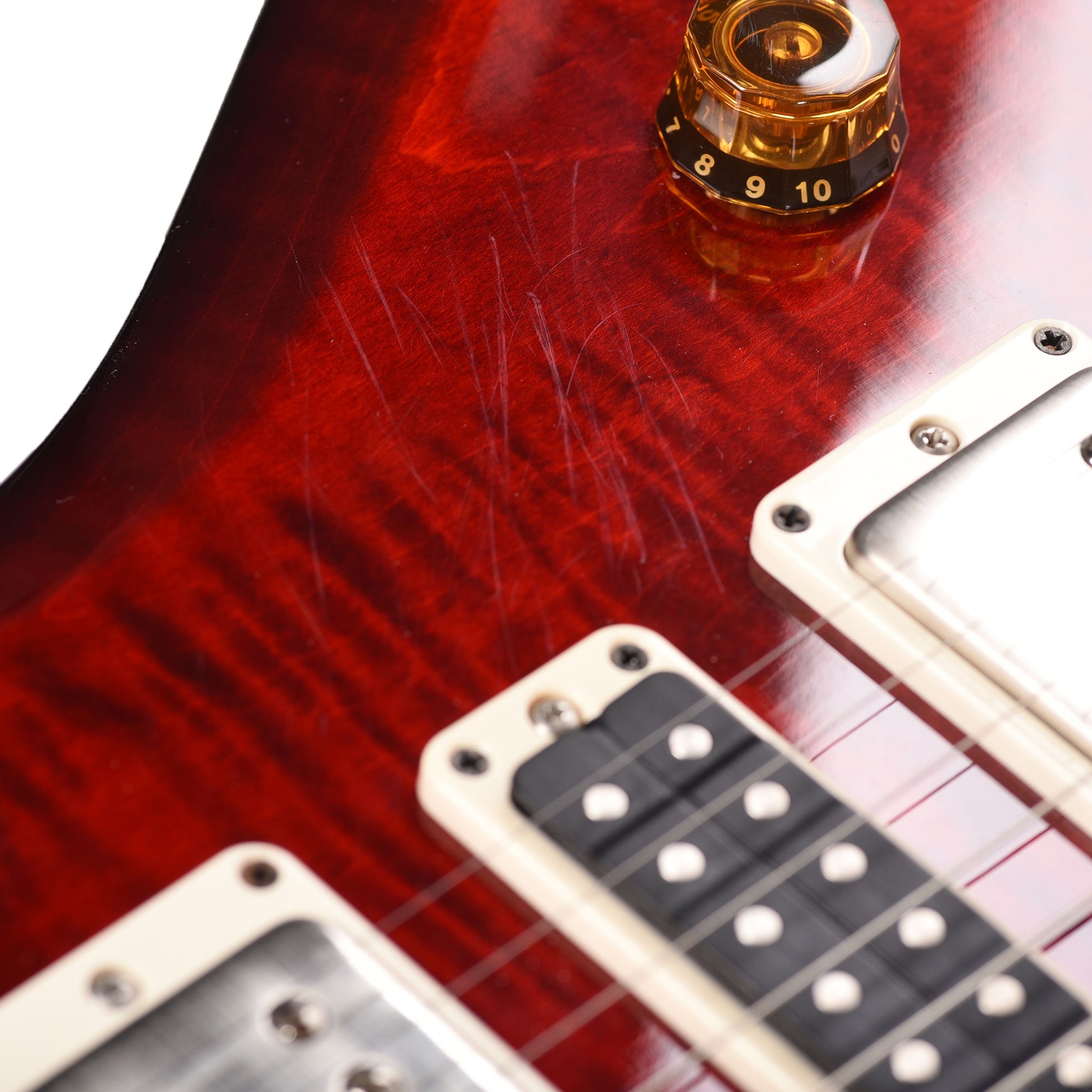 PRS S2 Special Semi-Hollow Fire Red Burst Electric Guitars / Hollow Body