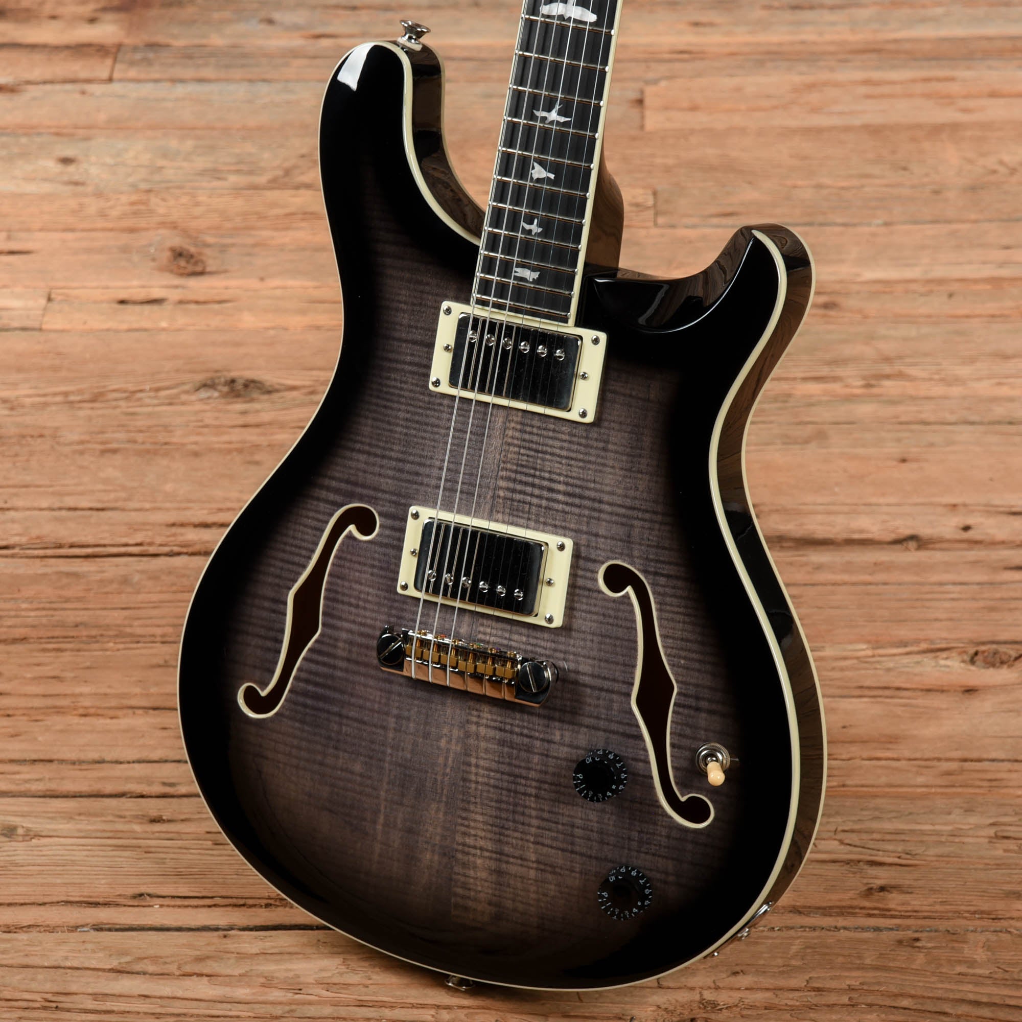 PRS SE Hollowbody II Charcoal Burst Electric Guitars / Hollow Body