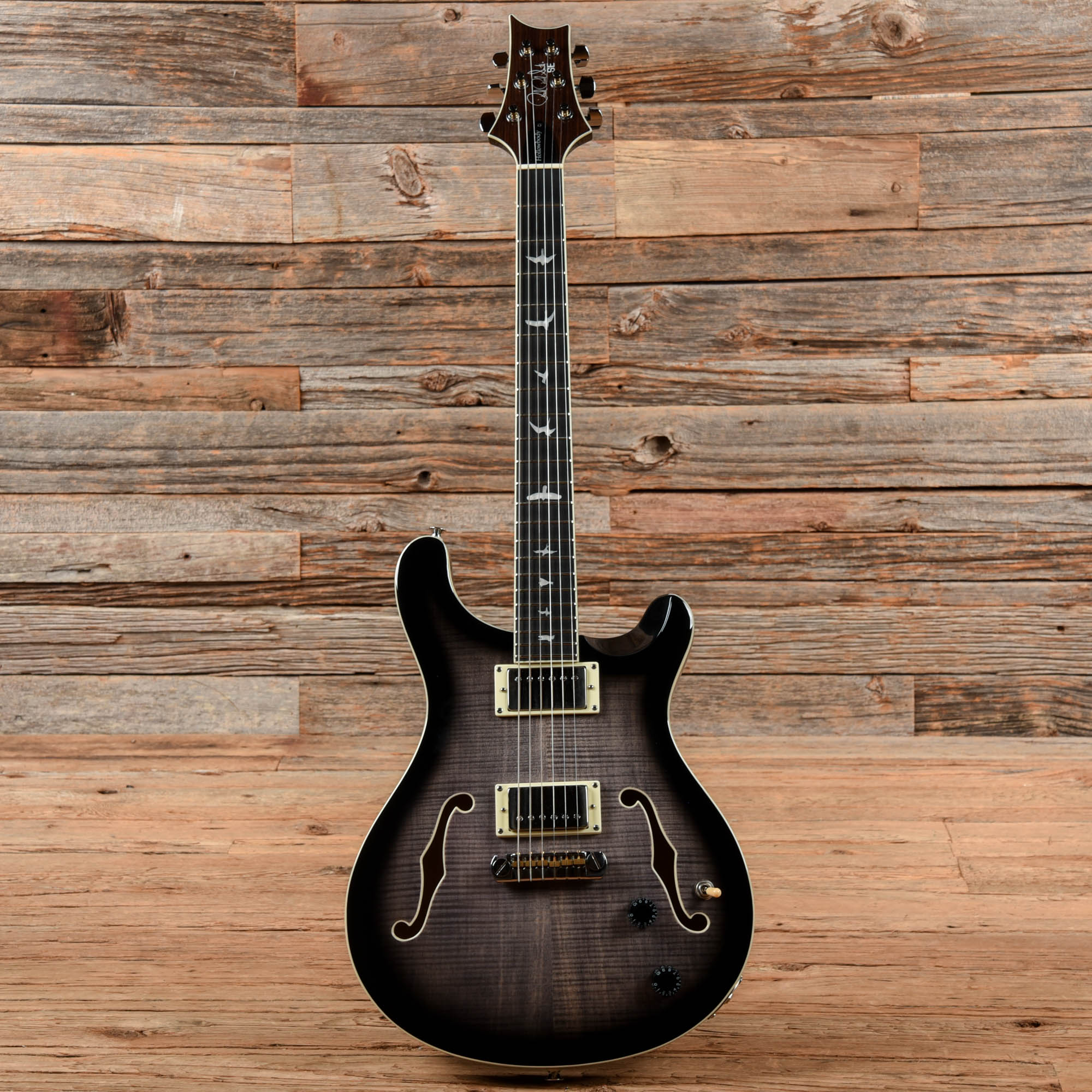 PRS SE Hollowbody II Charcoal Burst Electric Guitars / Hollow Body