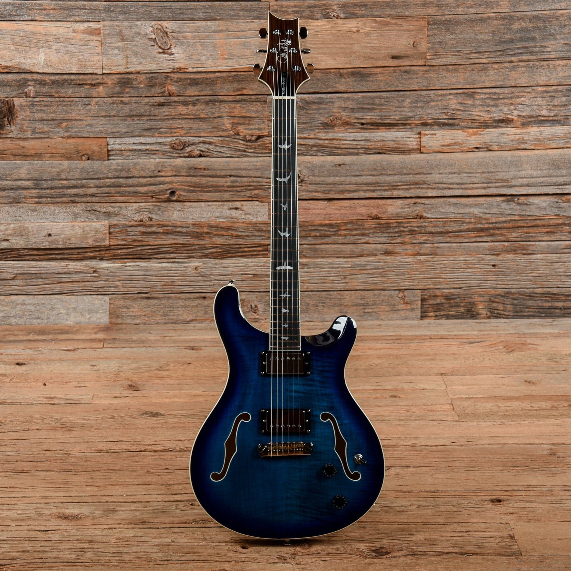 PRS SE Hollowbody II Faded Blue Burst Electric Guitars / Hollow Body