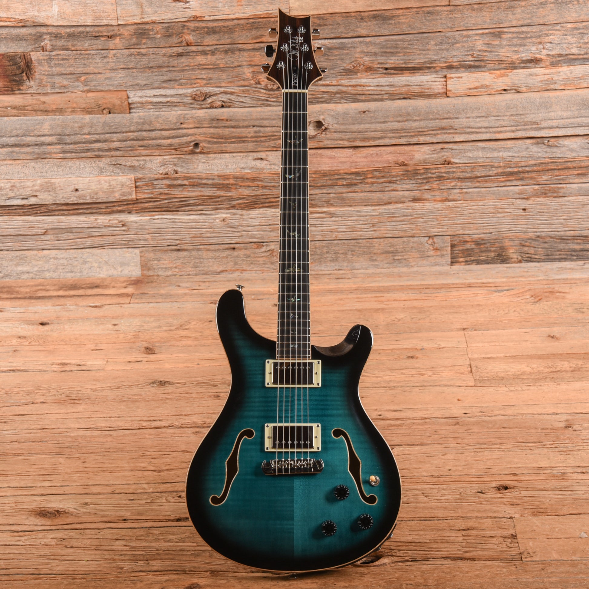 PRS SE Hollowbody II Piezo Peacock Blue 2020 Electric Guitars / Hollow Body