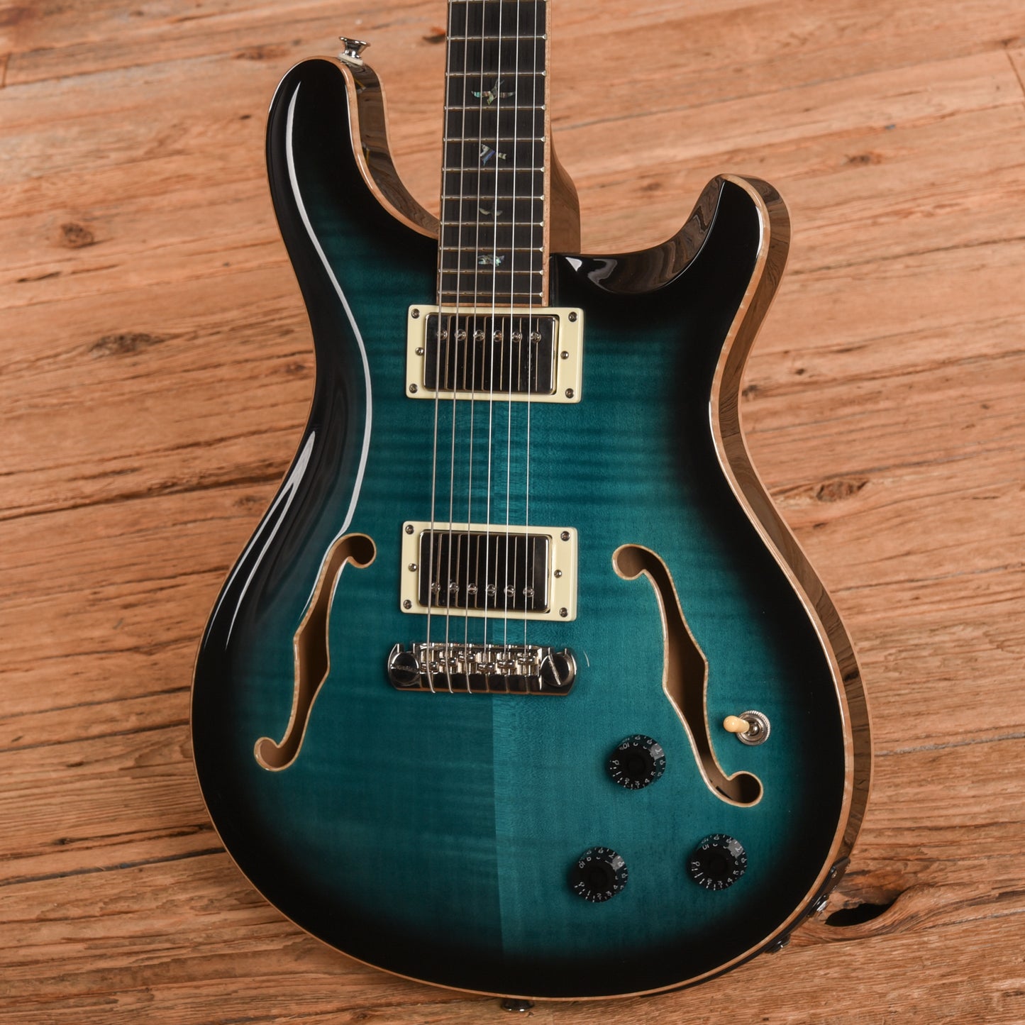 PRS SE Hollowbody II Piezo Peacock Blue 2020 Electric Guitars / Hollow Body