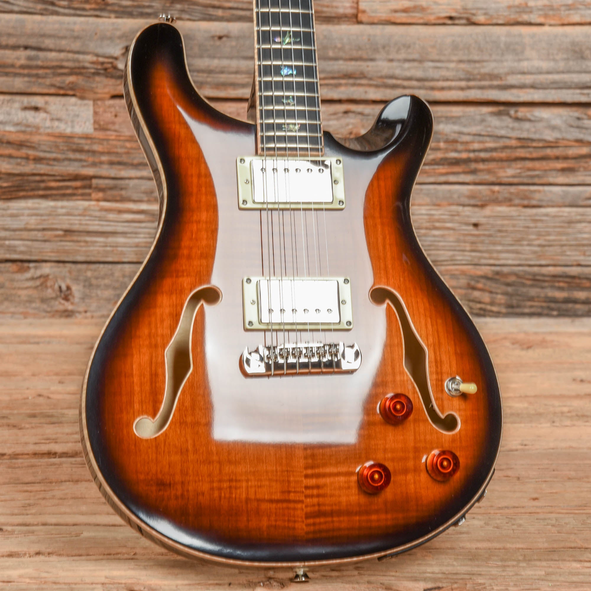 PRS SE Hollowbody II Piezo Sunburst 2020 Electric Guitars / Hollow Body