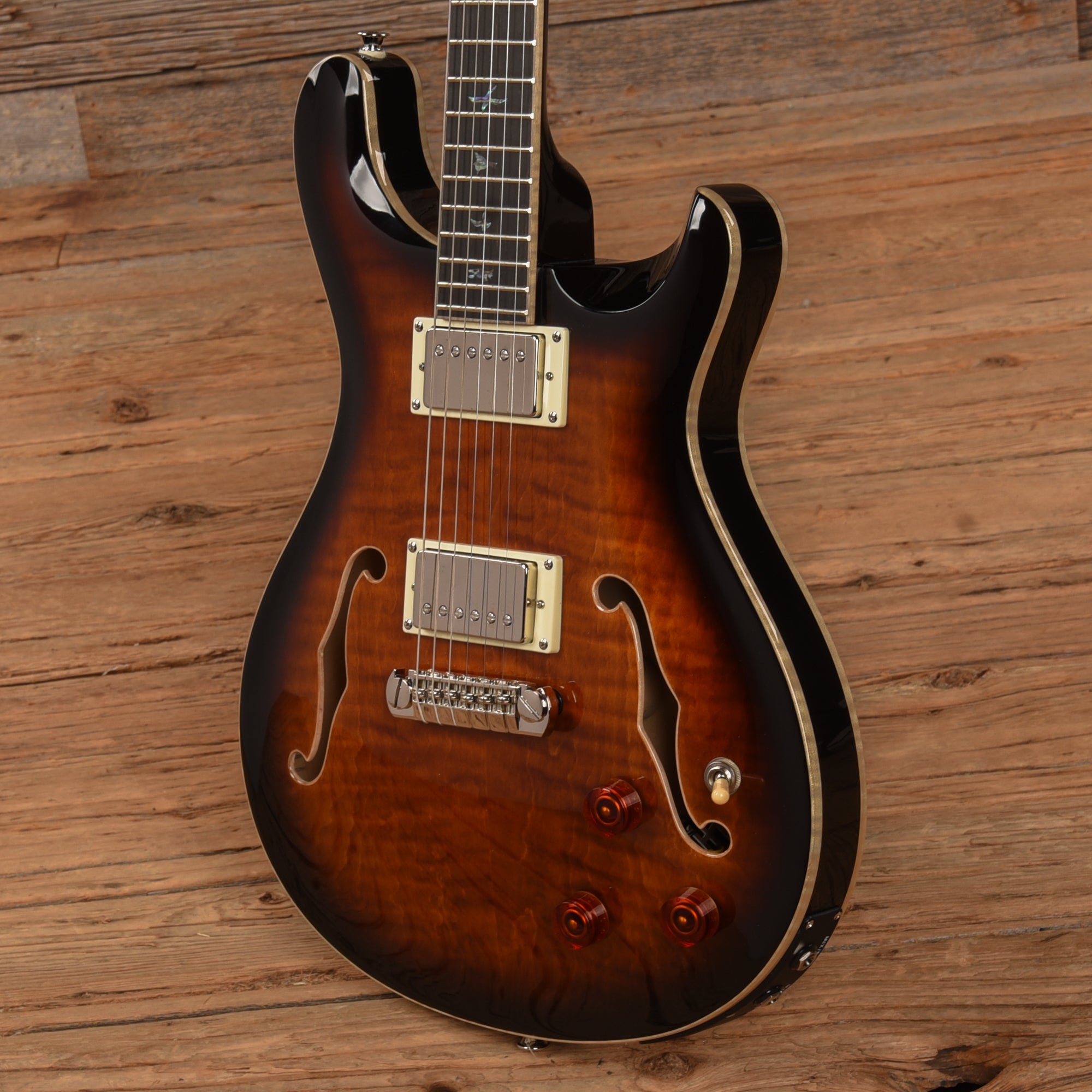 PRS SE Hollowbody II Piezo Sunburst 2021 Electric Guitars / Hollow Body