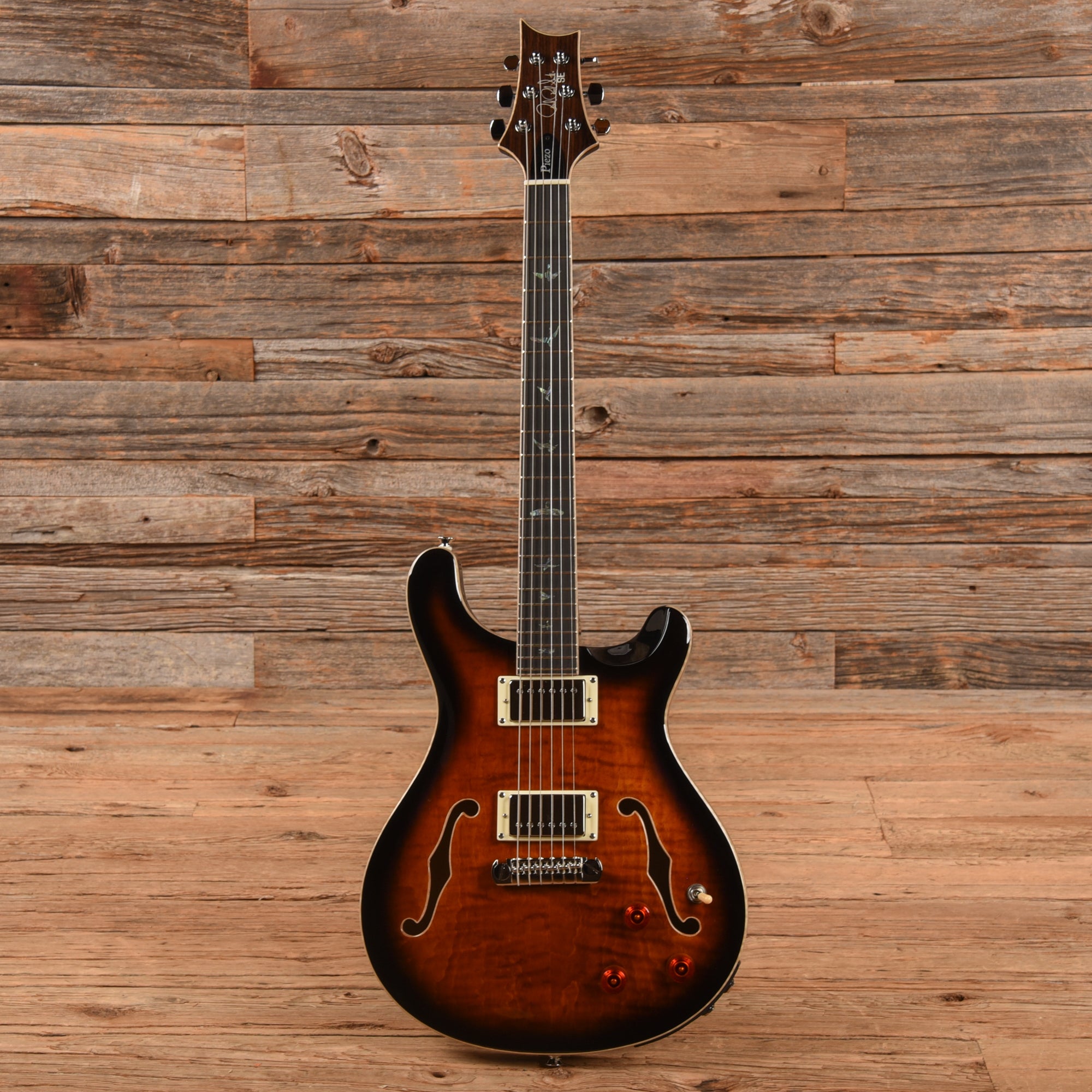 PRS SE Hollowbody II Piezo Sunburst 2021 Electric Guitars / Hollow Body