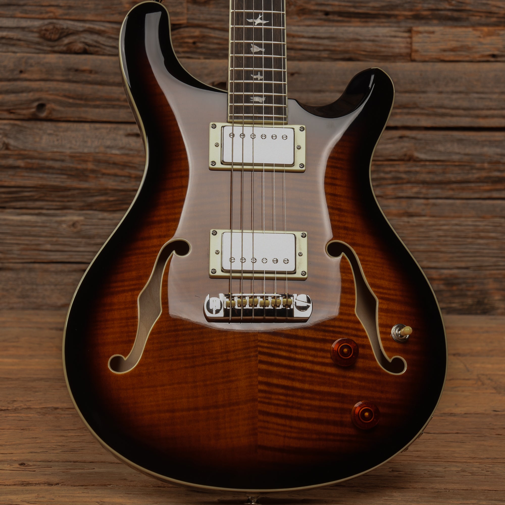 PRS SE Hollowbody II Sunburst Electric Guitars / Hollow Body