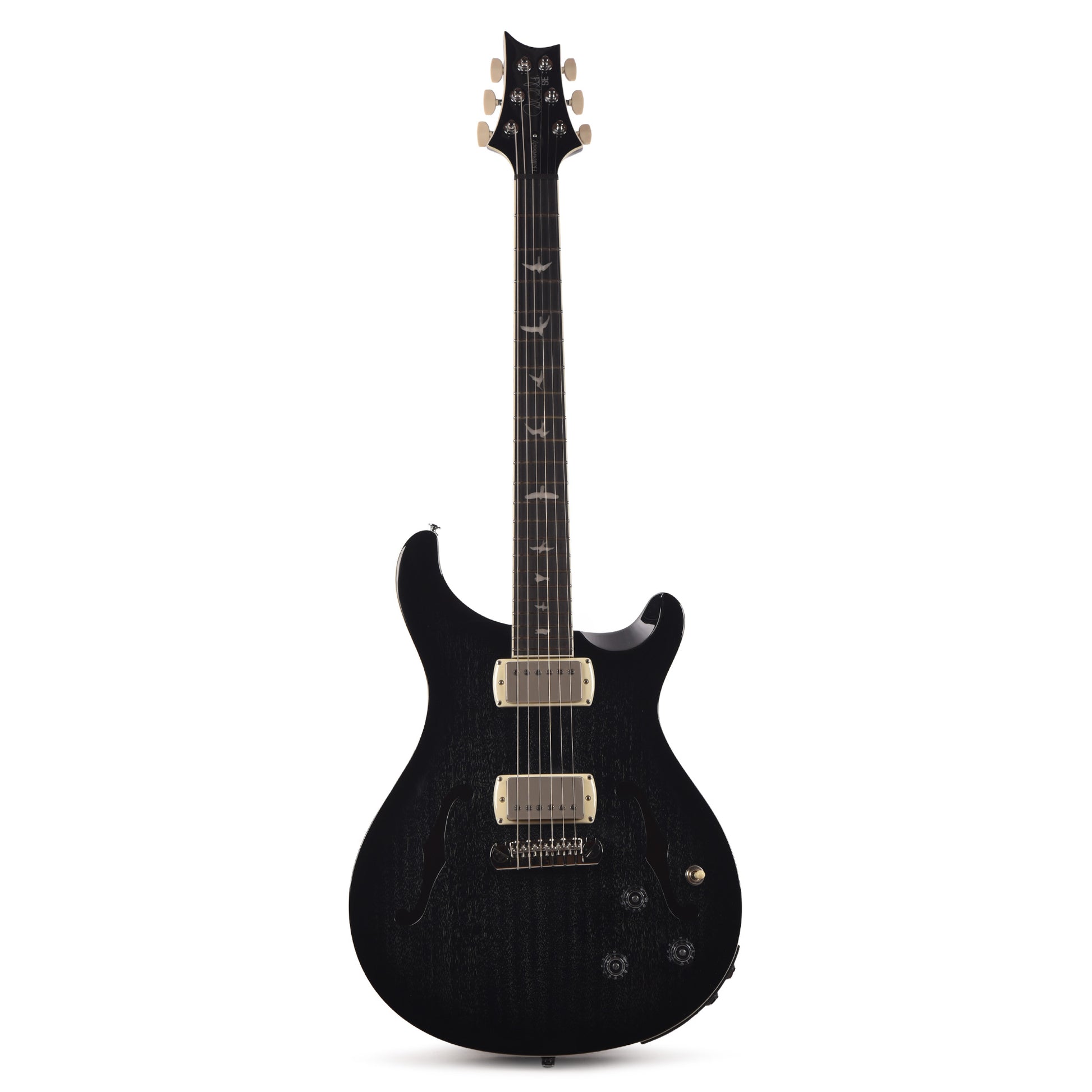 PRS SE Hollowbody Standard Piezo Dog Hair Smokeburst Electric Guitars / Hollow Body