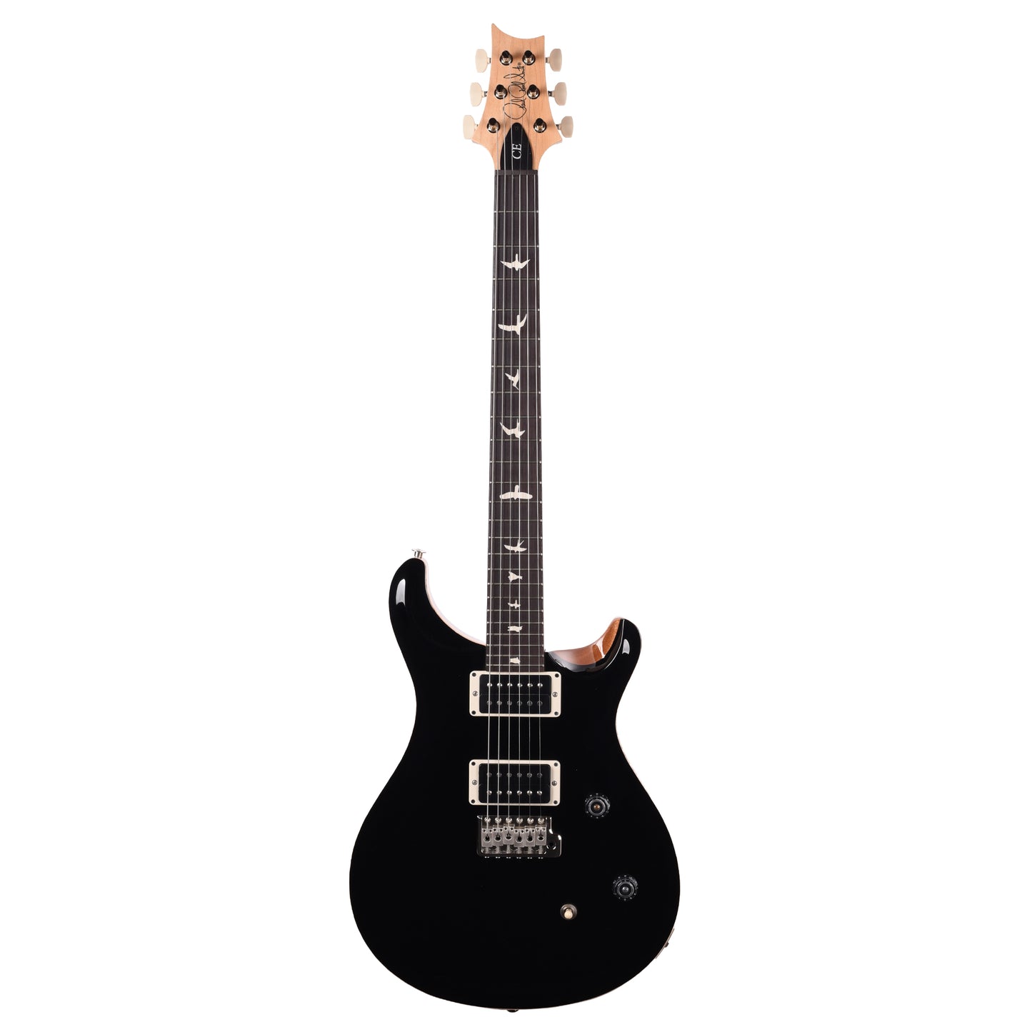 PRS CE 24 Black Top w/Natural Back Electric Guitars