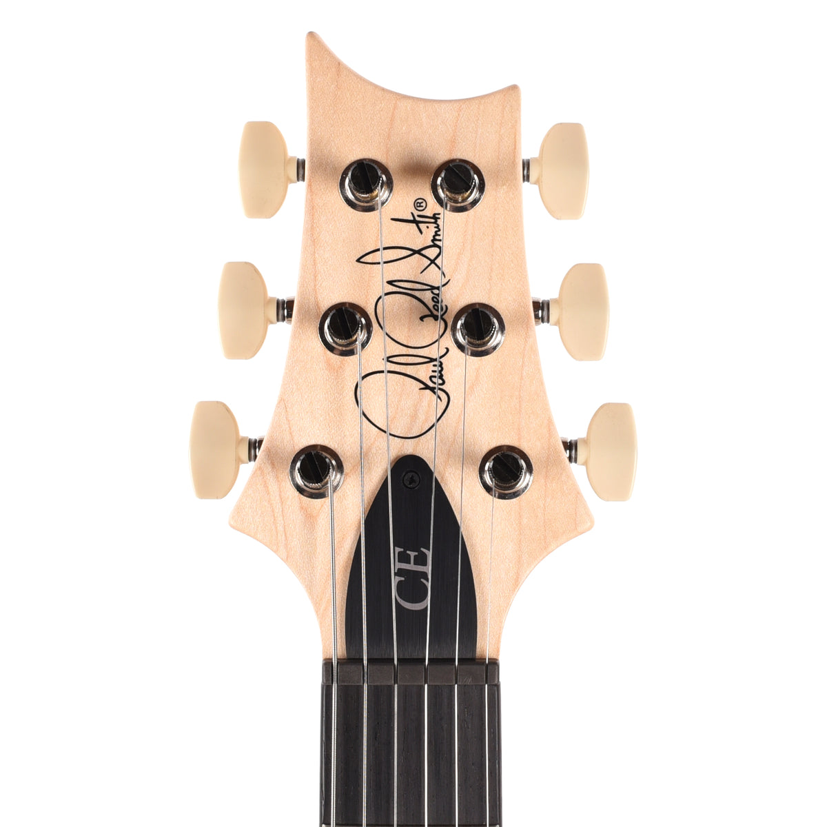 PRS CE 24 Black Top w/Natural Back Electric Guitars