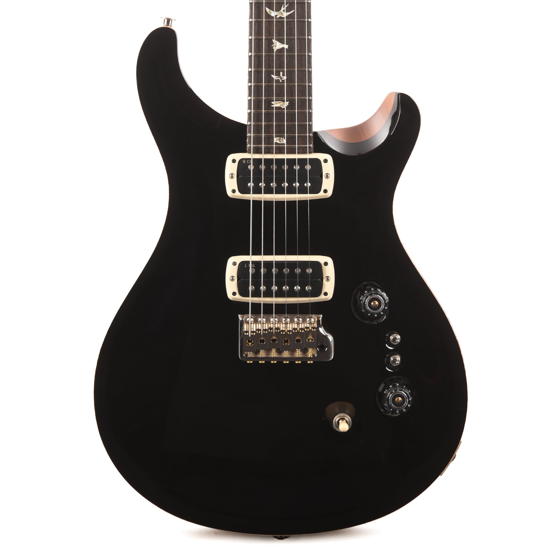PRS Custom 24-08 Black Top w/Natural Back Electric Guitars