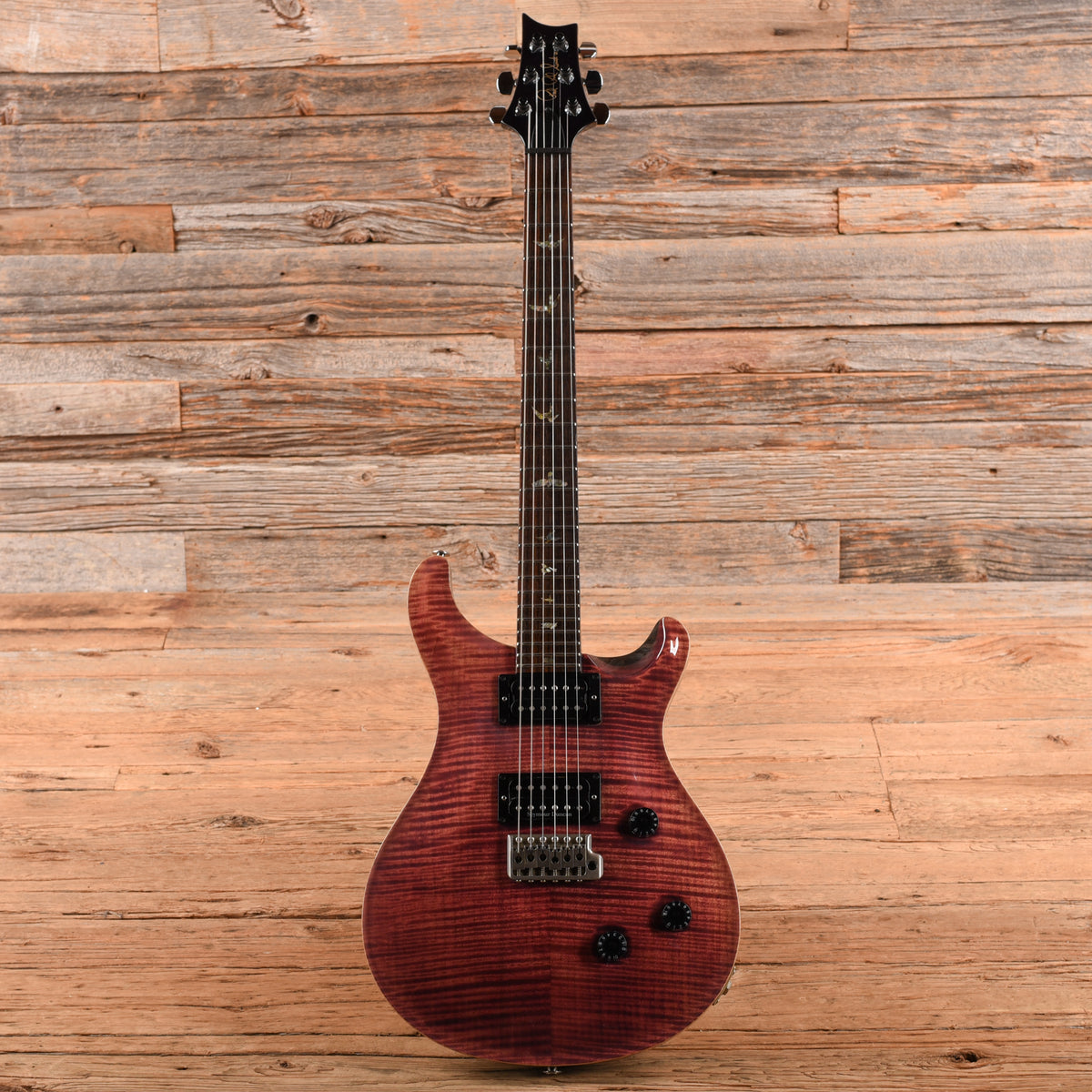 PRS Custom 24 10-Top Raspberry 1999 Electric Guitars