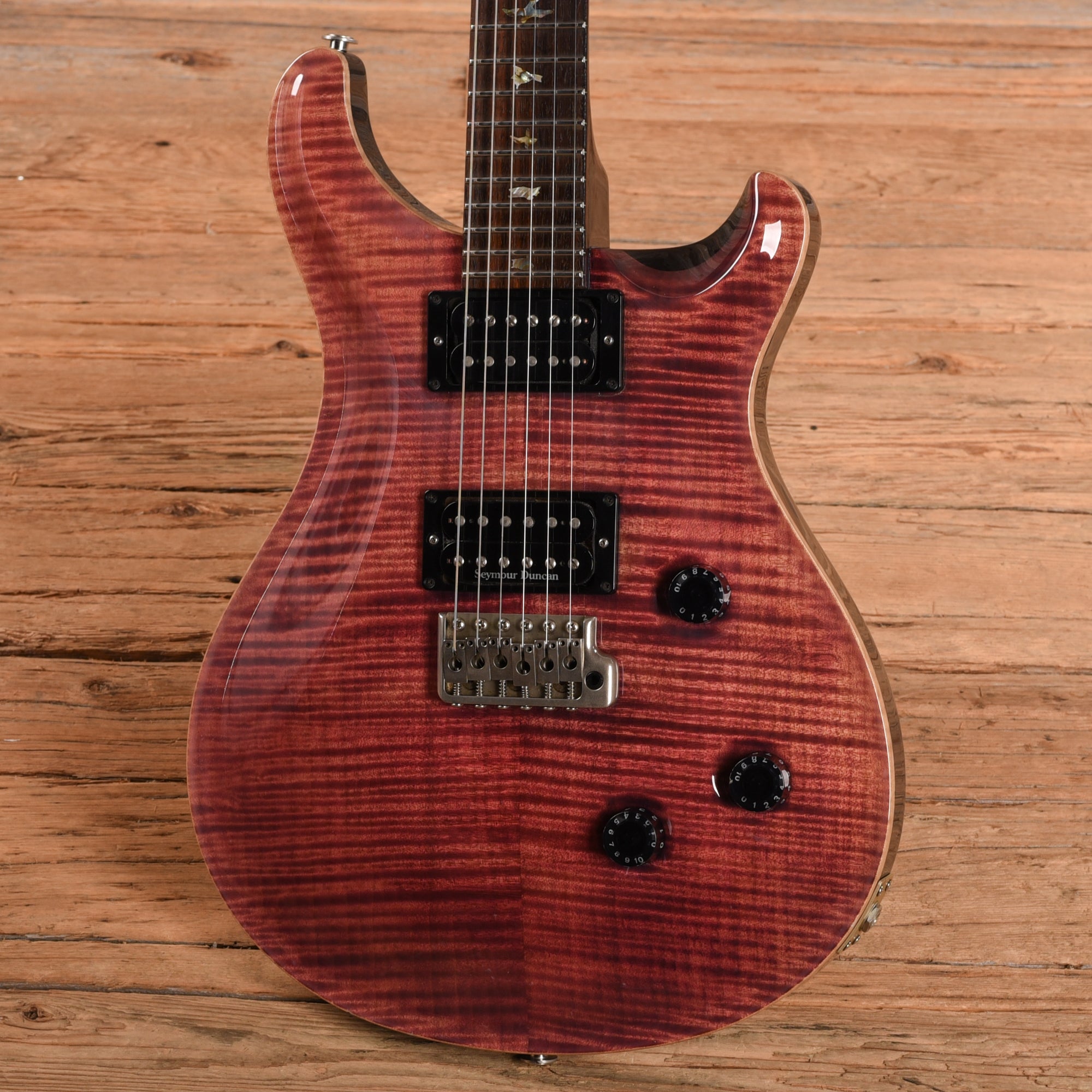 PRS Custom 24 10-Top Raspberry 1999 Electric Guitars