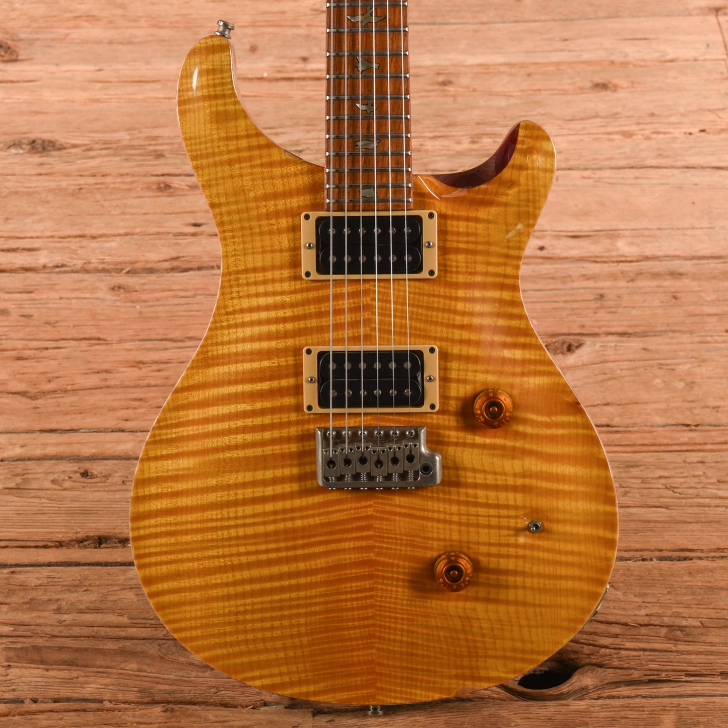 PRS Custom 24 10 Top Vintage Yellow 1991 Electric Guitars