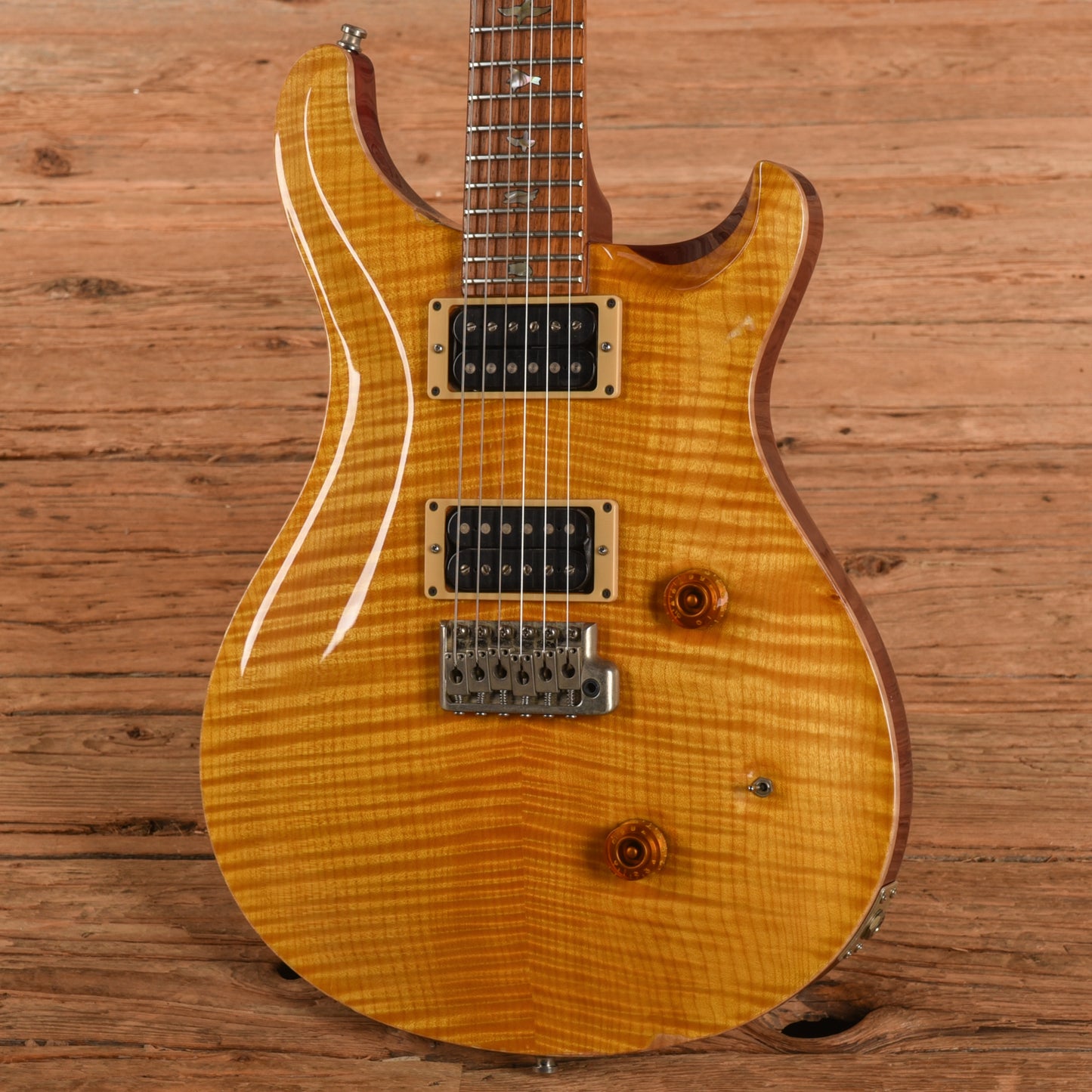 PRS Custom 24 10 Top Vintage Yellow 1991 Electric Guitars