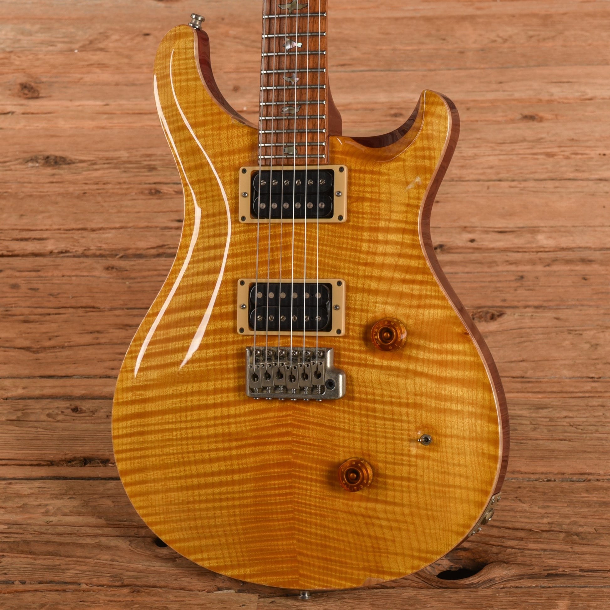 PRS Custom 24 10 Top Vintage Yellow 1991 Electric Guitars