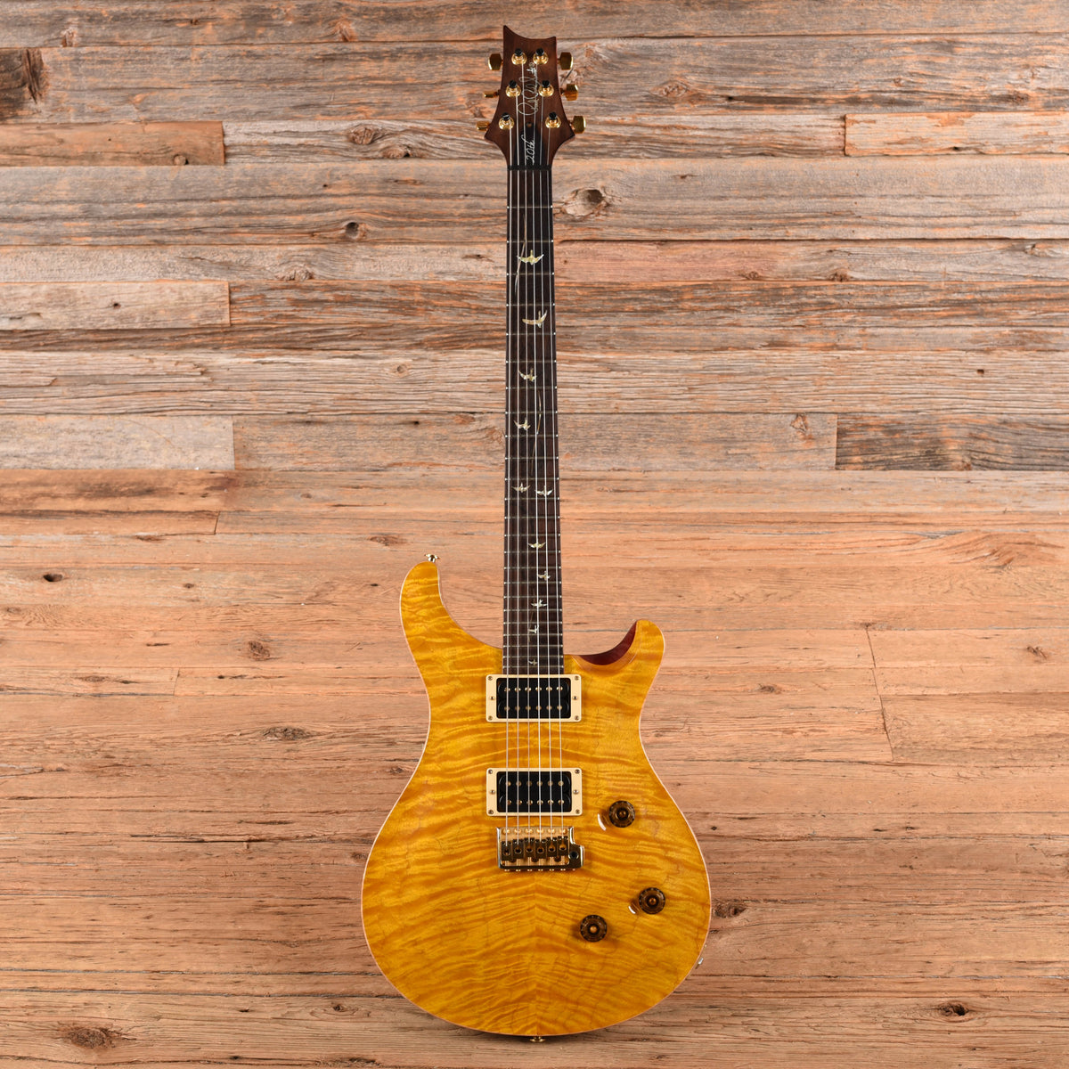 PRS Custom 24 20th Anniversary Vintage Yellow 2005 Electric Guitars