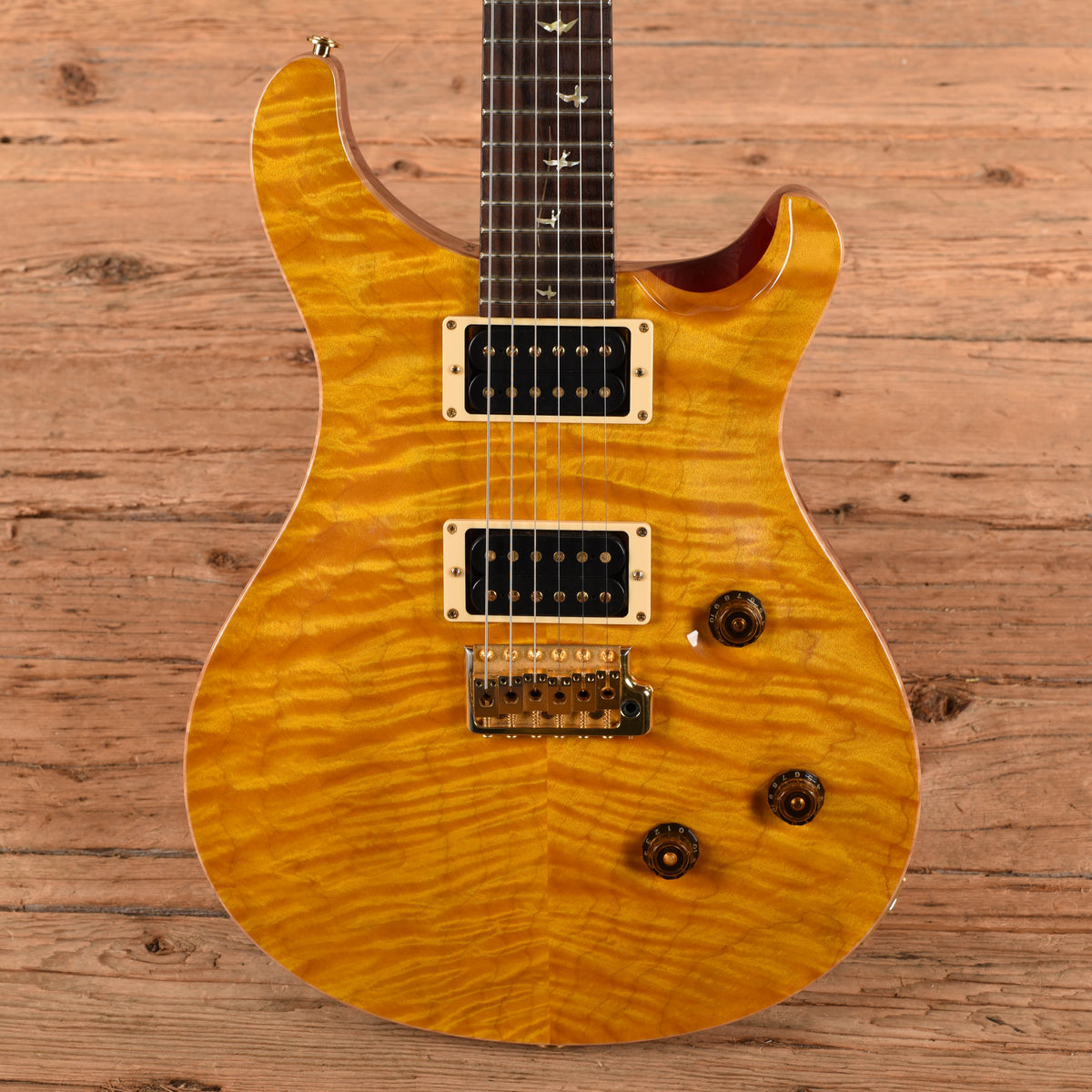 PRS Custom 24 20th Anniversary Vintage Yellow 2005 Electric Guitars