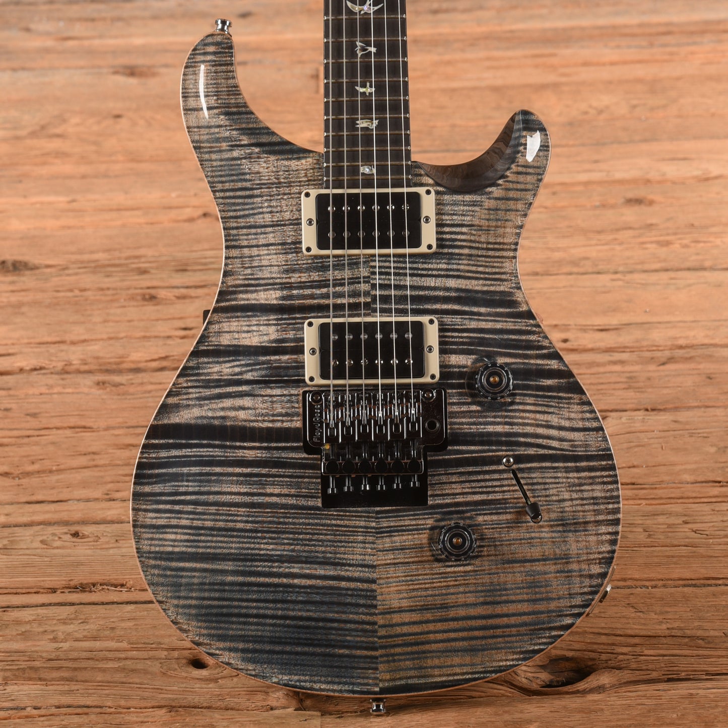 PRS Custom 24 Floyd 10-Top Faded Whale Blue 2024 Electric Guitars