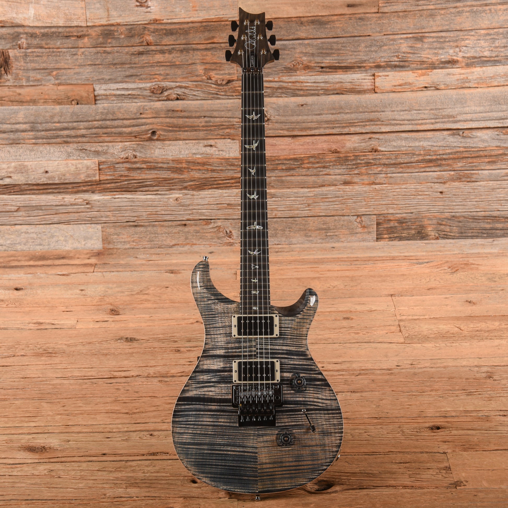 PRS Custom 24 Floyd 10-Top Faded Whale Blue 2024 Electric Guitars