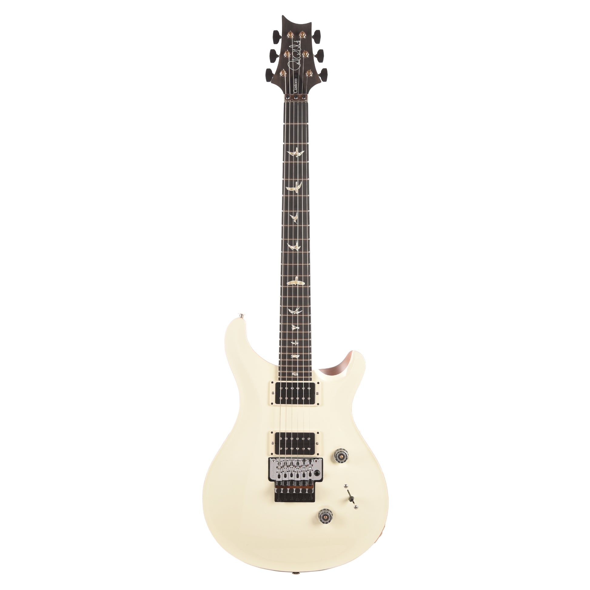 PRS Custom 24 "Floyd" Antique White Top w/Natural Back Electric Guitars