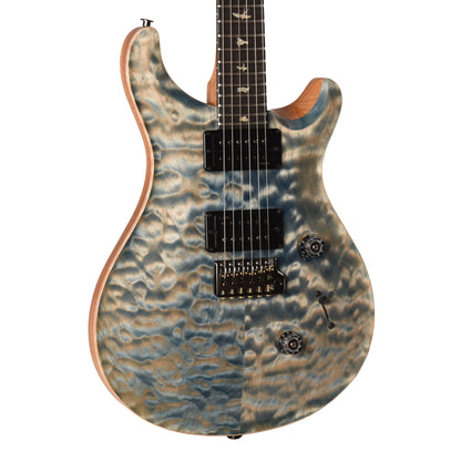 PRS Custom 24 Quilt Artist Top Quilte Maple Top Awabi Birds Private Stock Faded Indigo w/Natural Back Electric Guitars