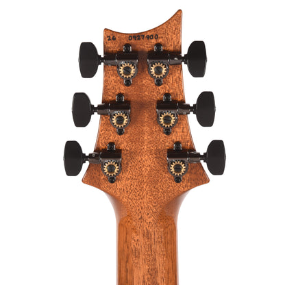 PRS Custom 24 Semi-Hollow Artist Flame Maple Top Awabi Birds Private Stock Faded Indigo w/Natural Back Electric Guitars