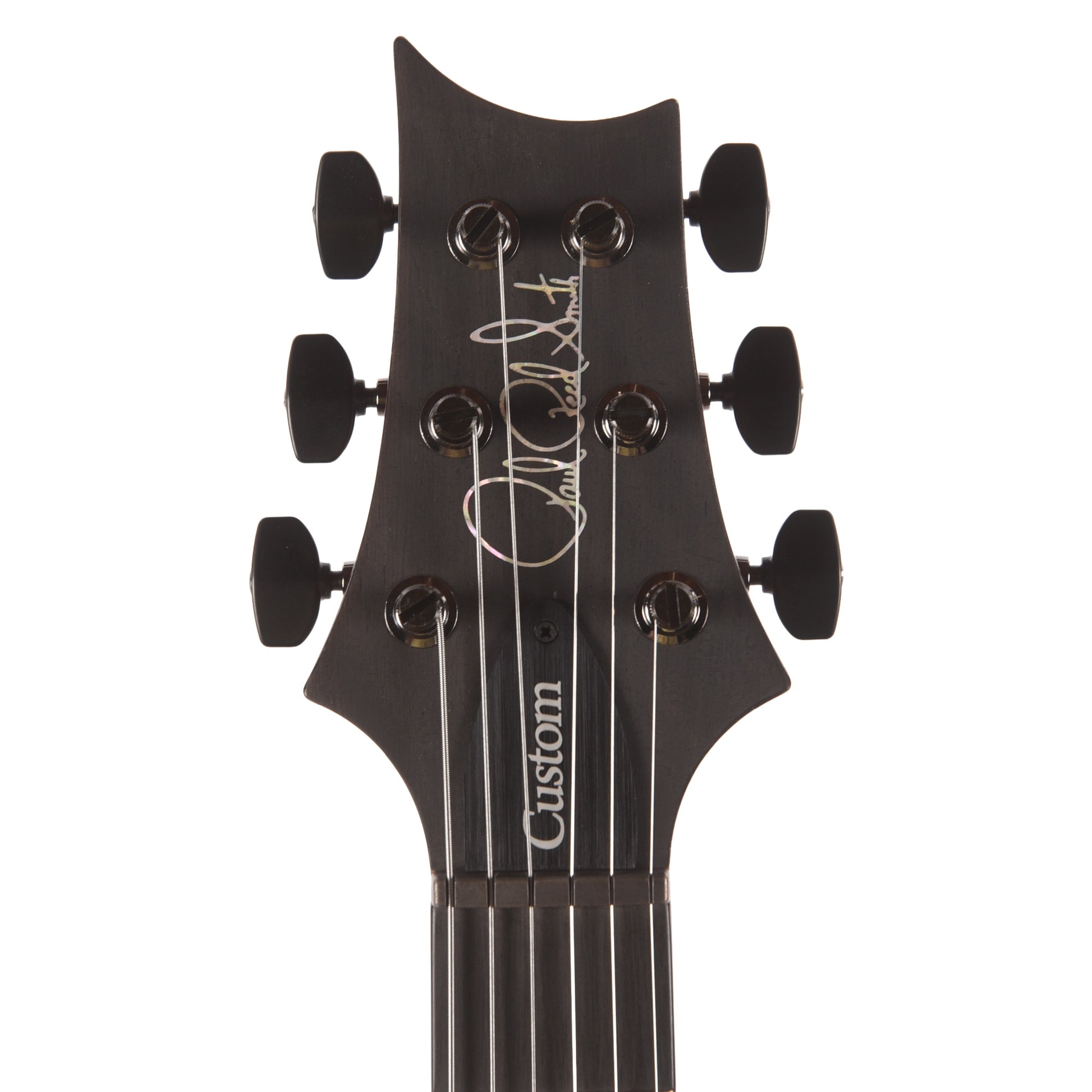 PRS Custom 24 Semi-Hollow Artist Flame Maple Top Awabi Birds Private Stock Faded Indigo w/Natural Back Electric Guitars